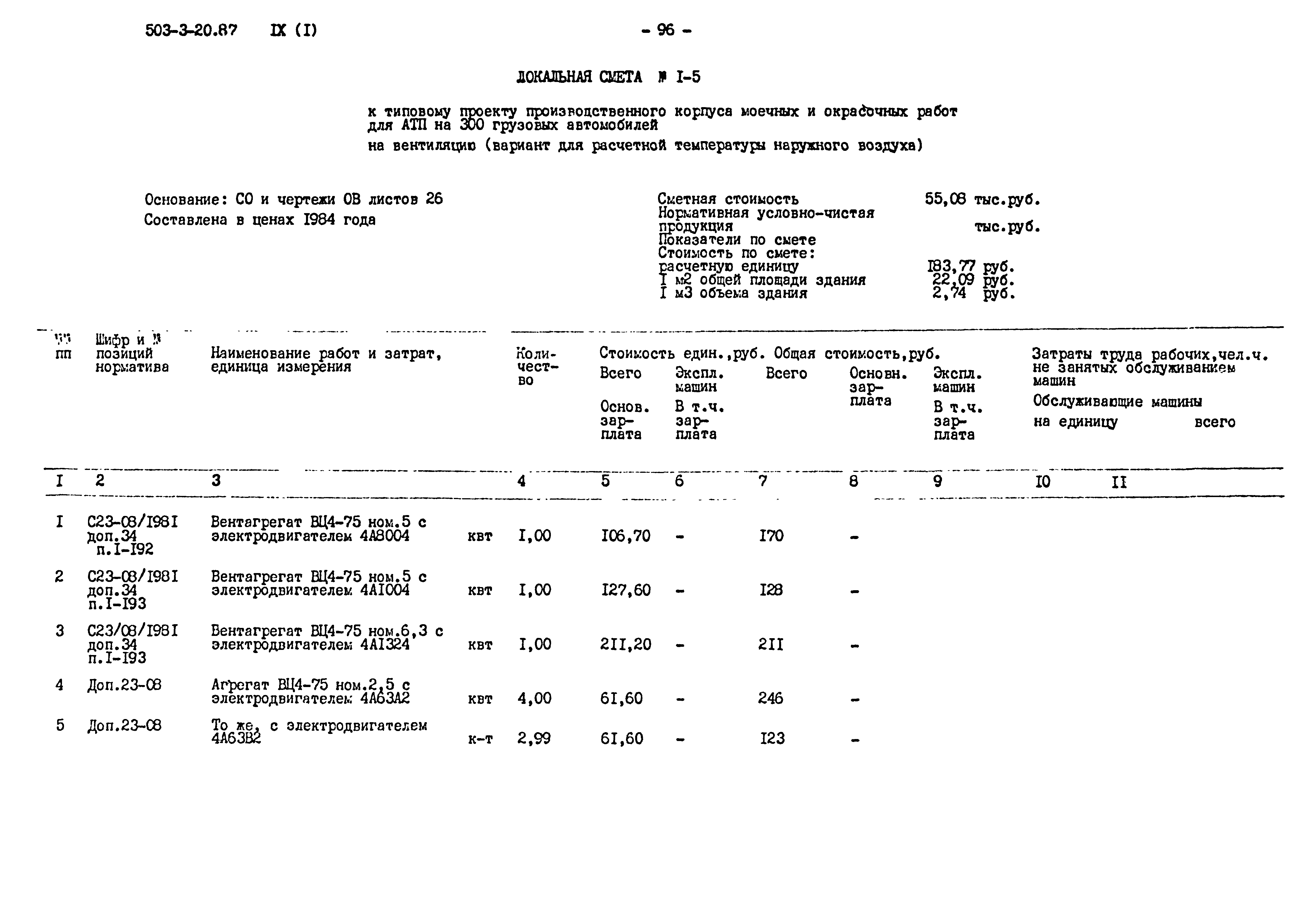 Типовой проект 503-3-20.87
