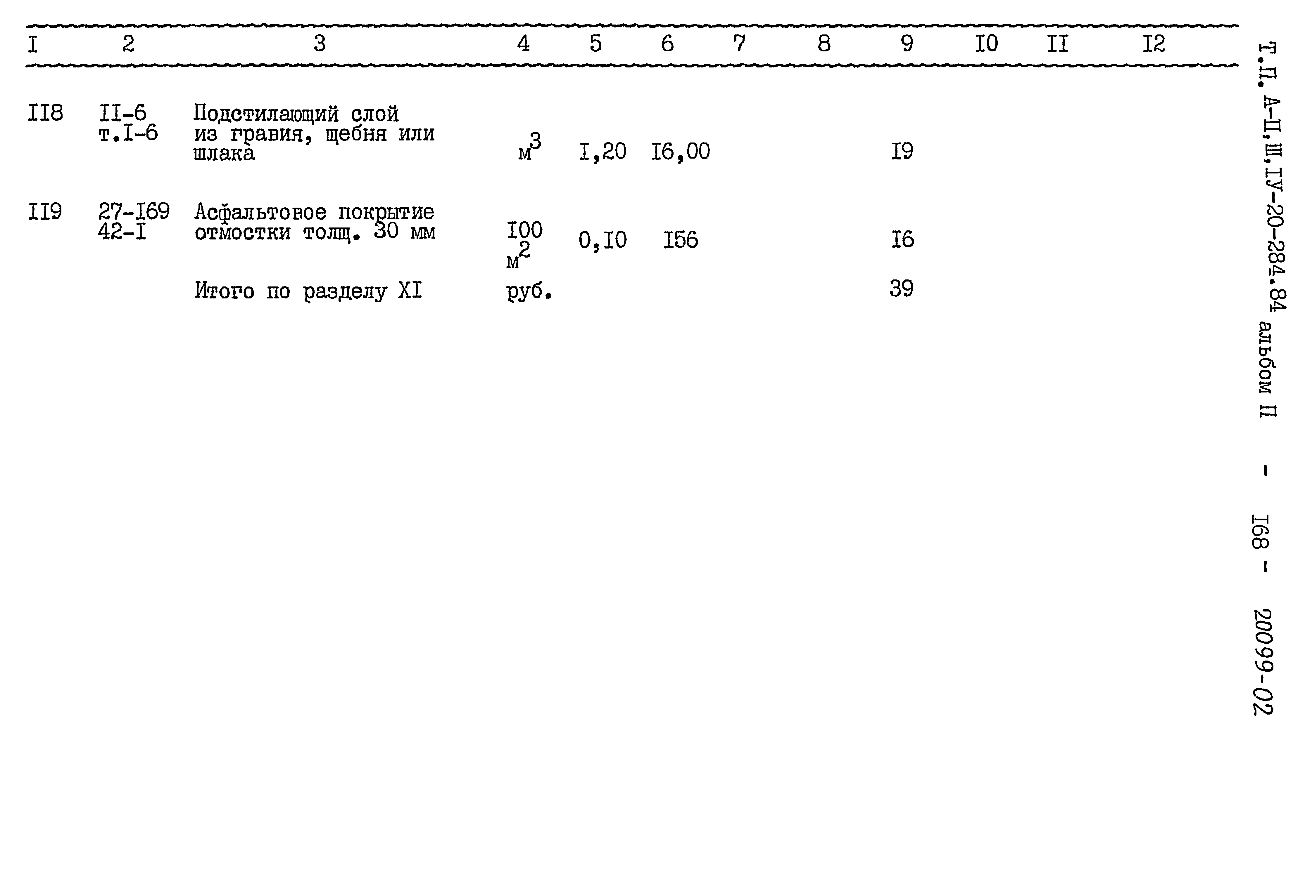 Типовой проект А-II,III,IV-20-284.84