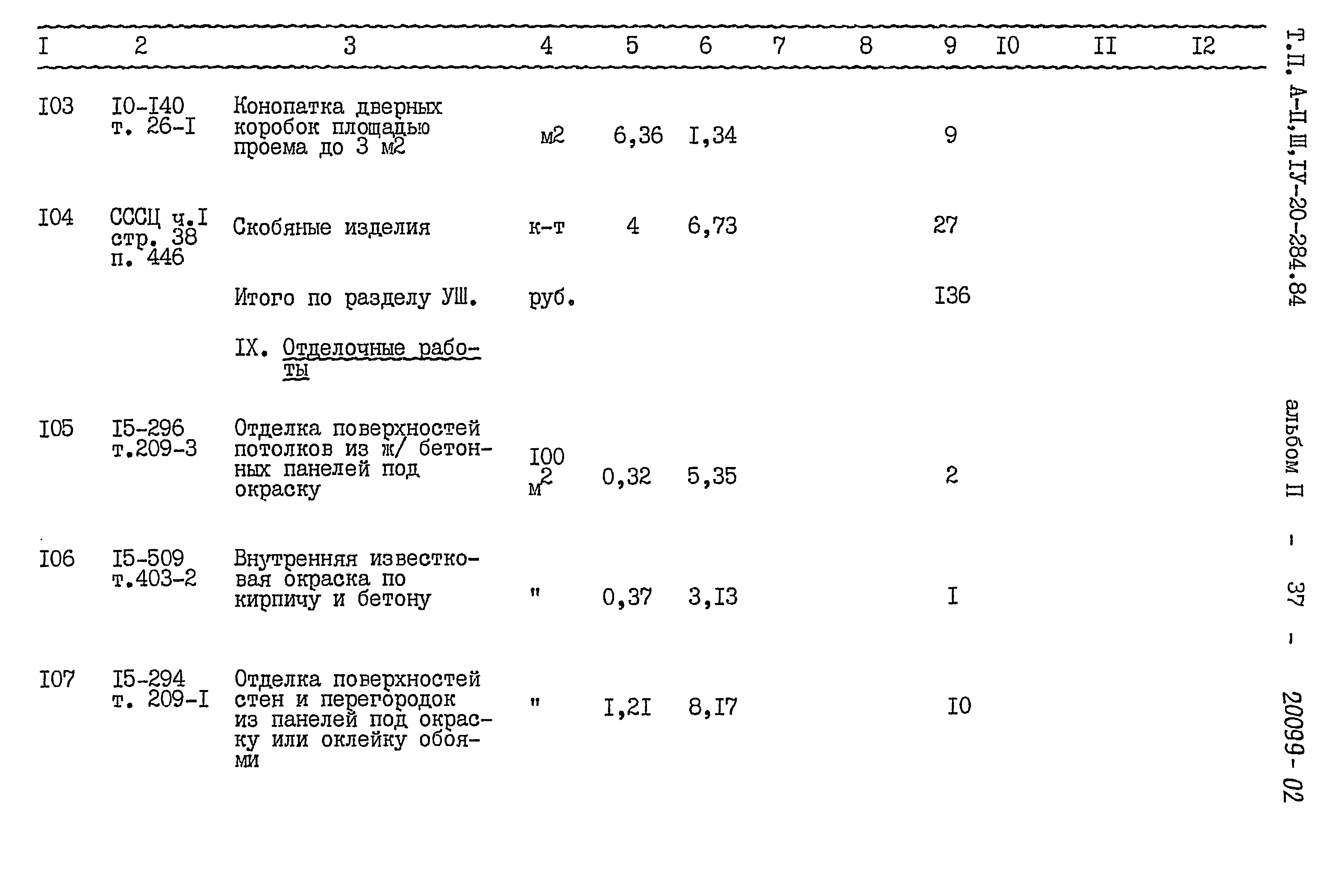 Типовой проект А-II,III,IV-20-284.84