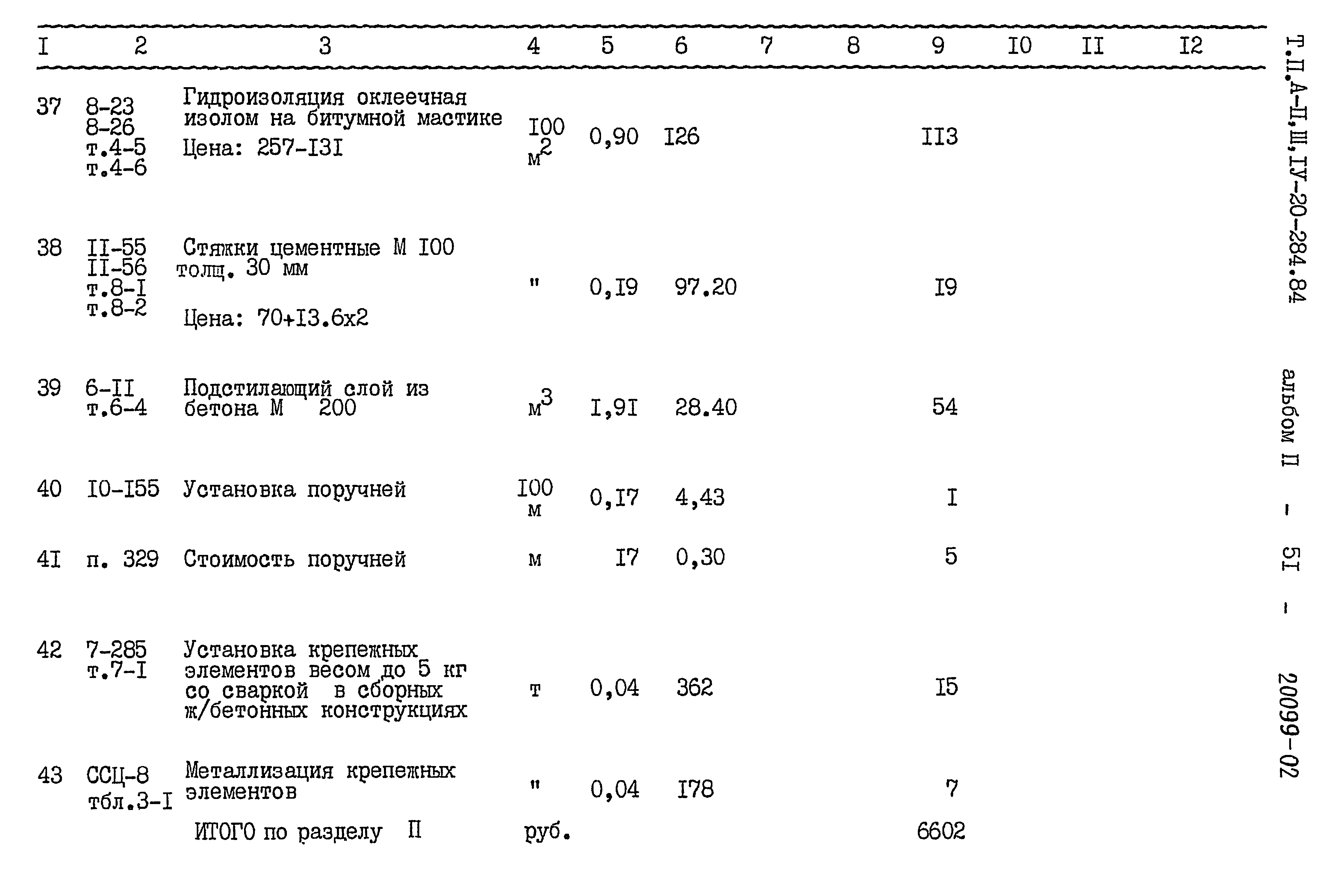 Типовой проект А-II,III,IV-20-284.84