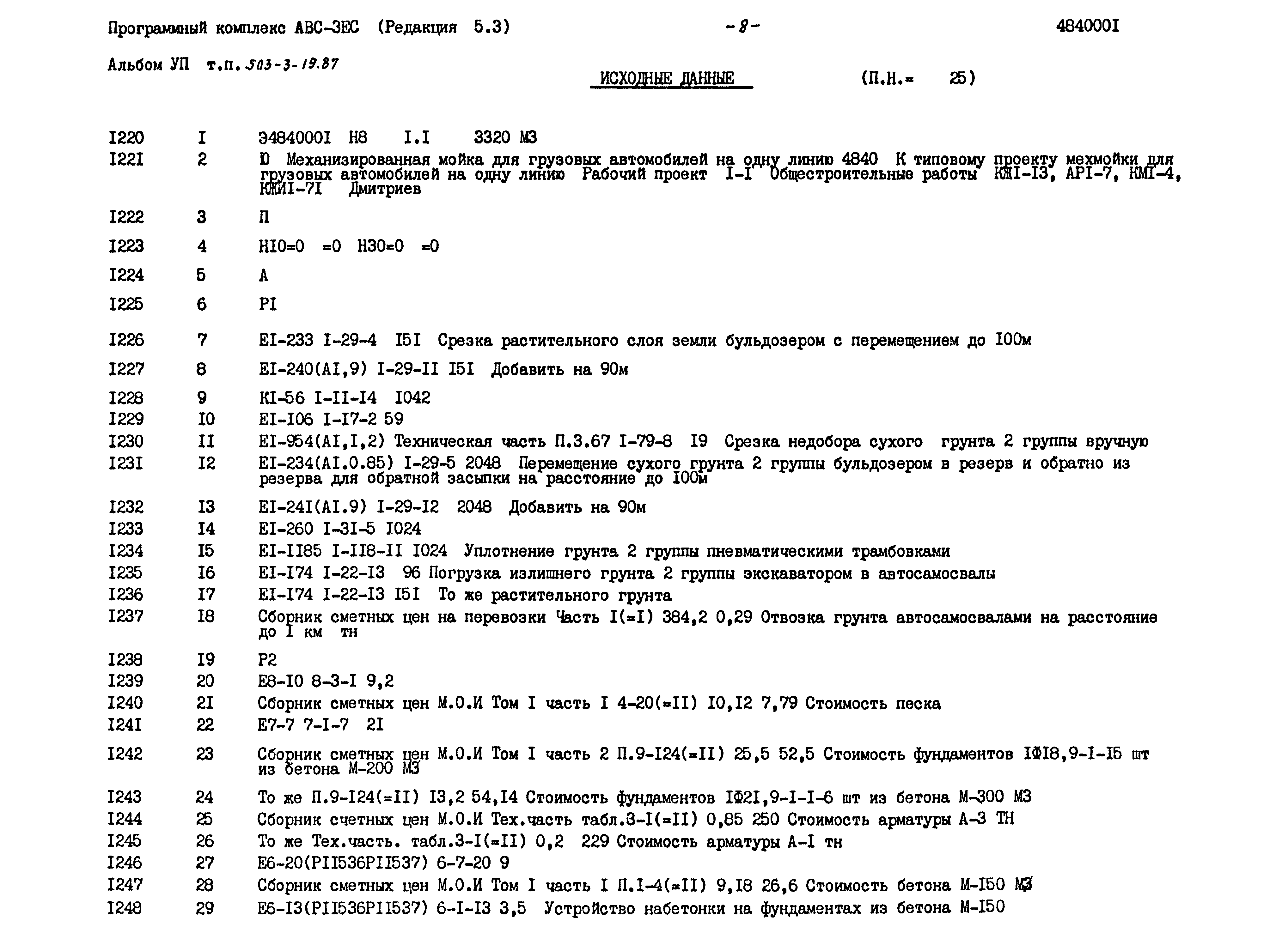Типовой проект 503-3-19.87