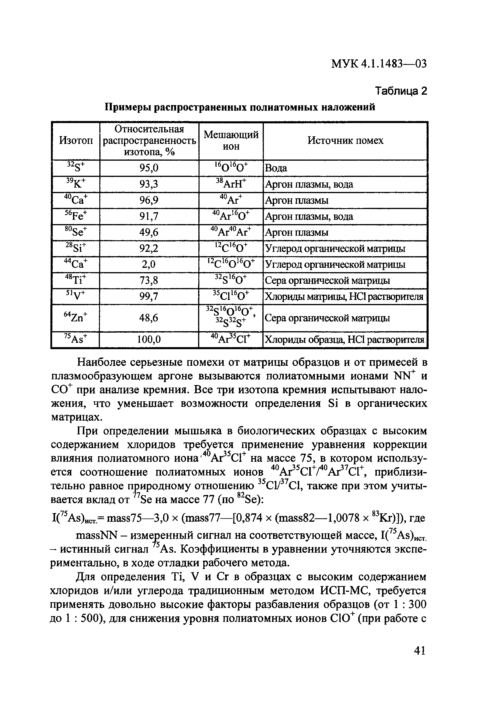 МУК 4.1.1483-03