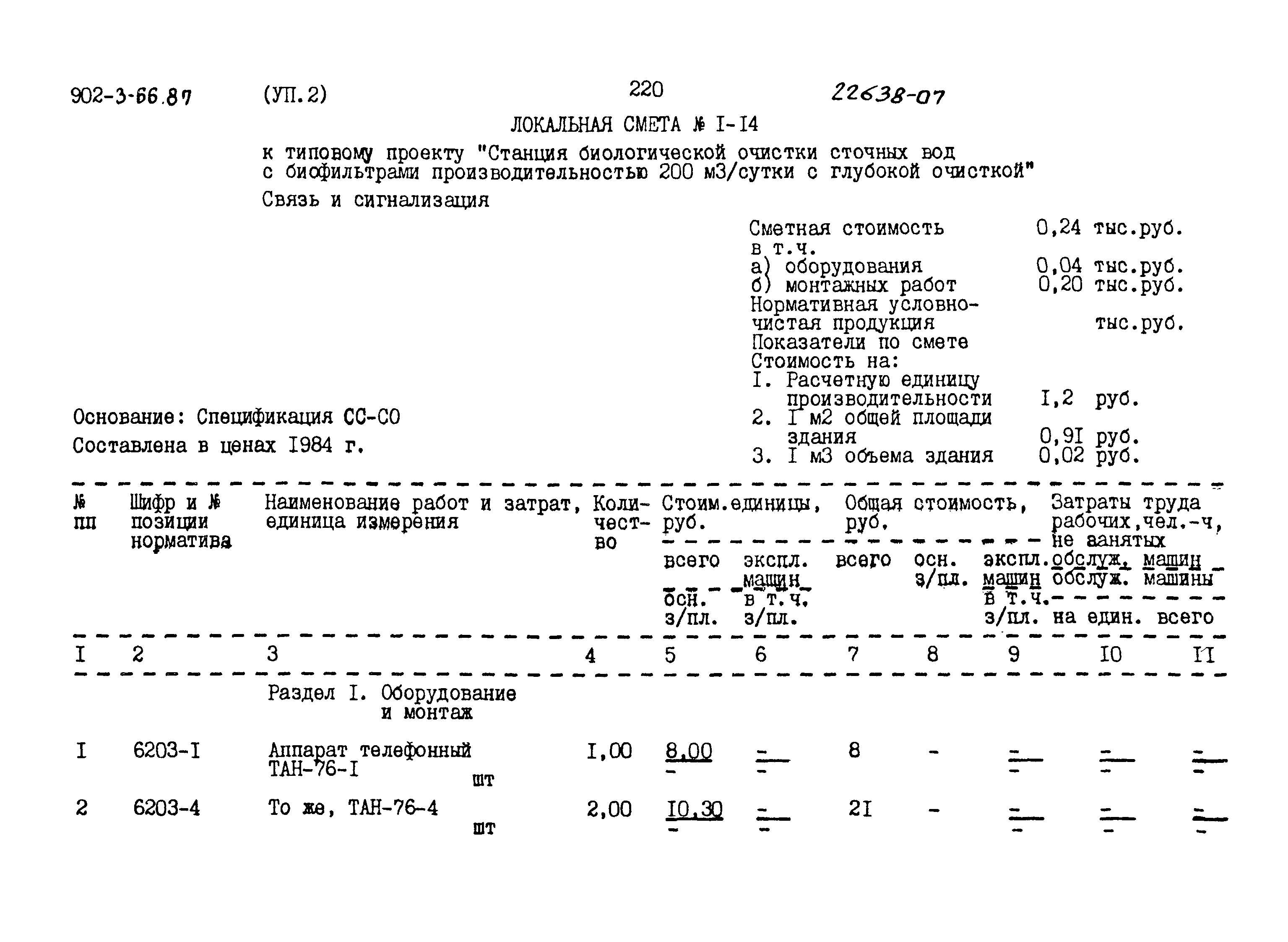 Типовой проект 902-3-66.87