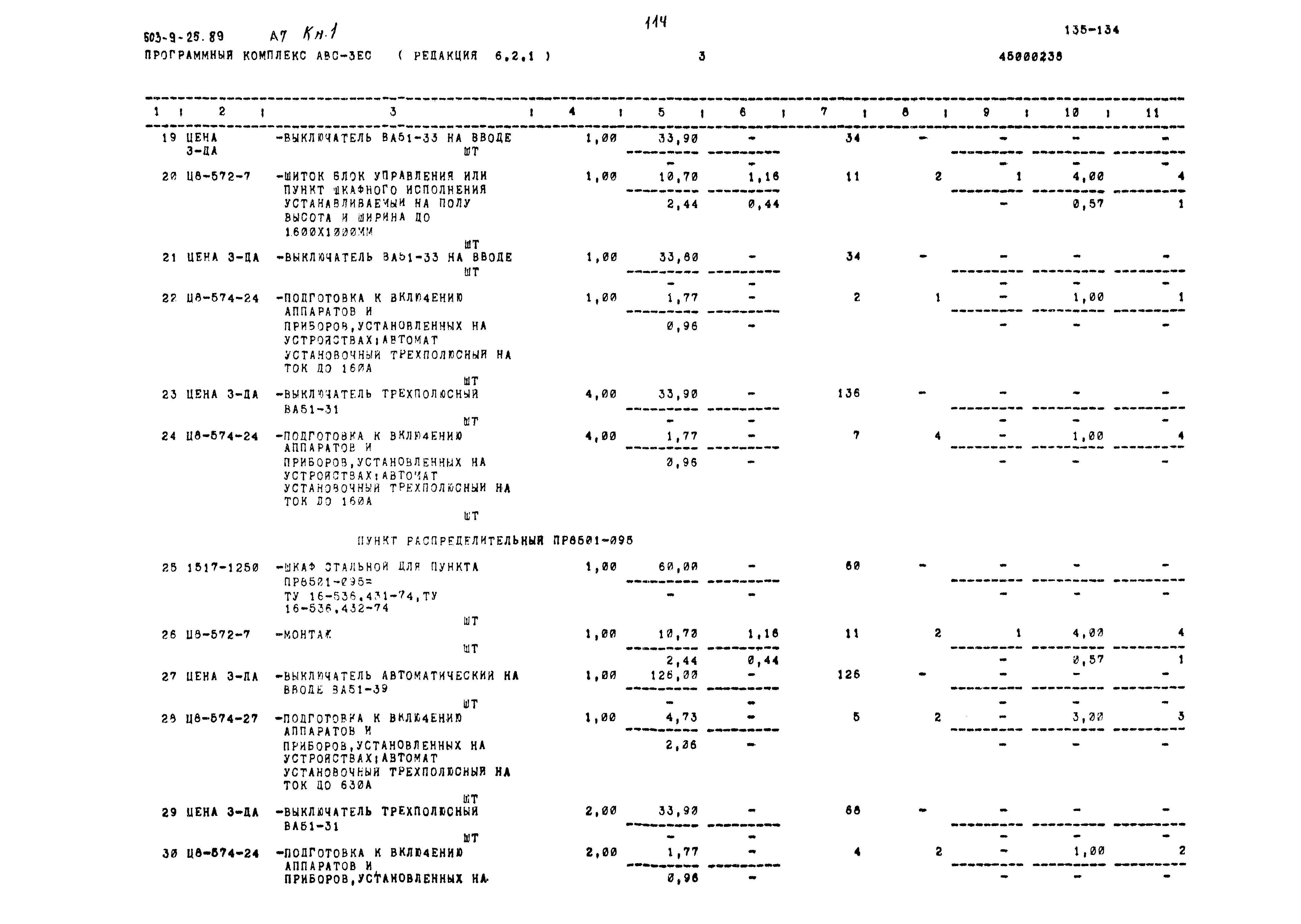 Типовой проект 503-9-25.89