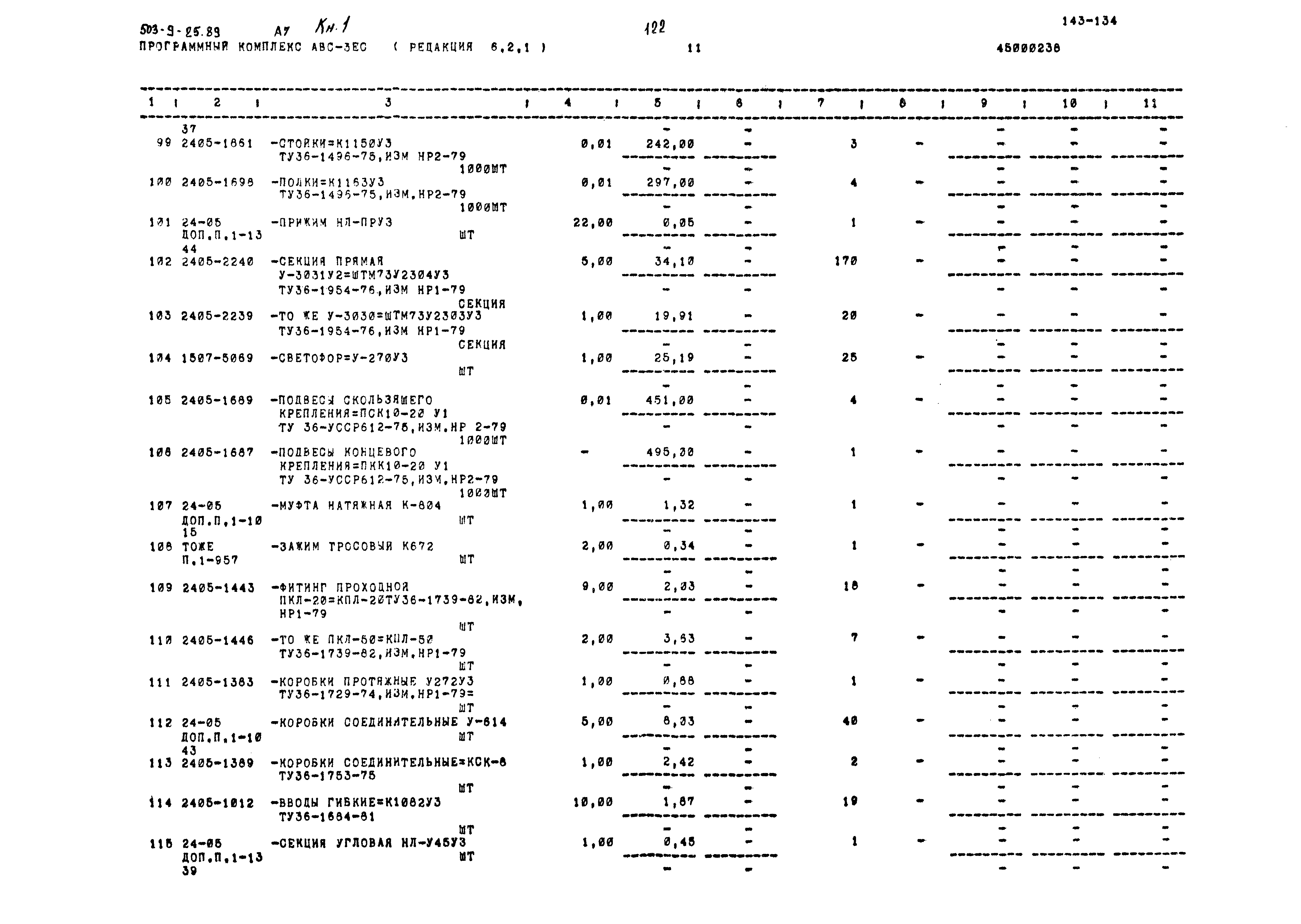 Типовой проект 503-9-25.89