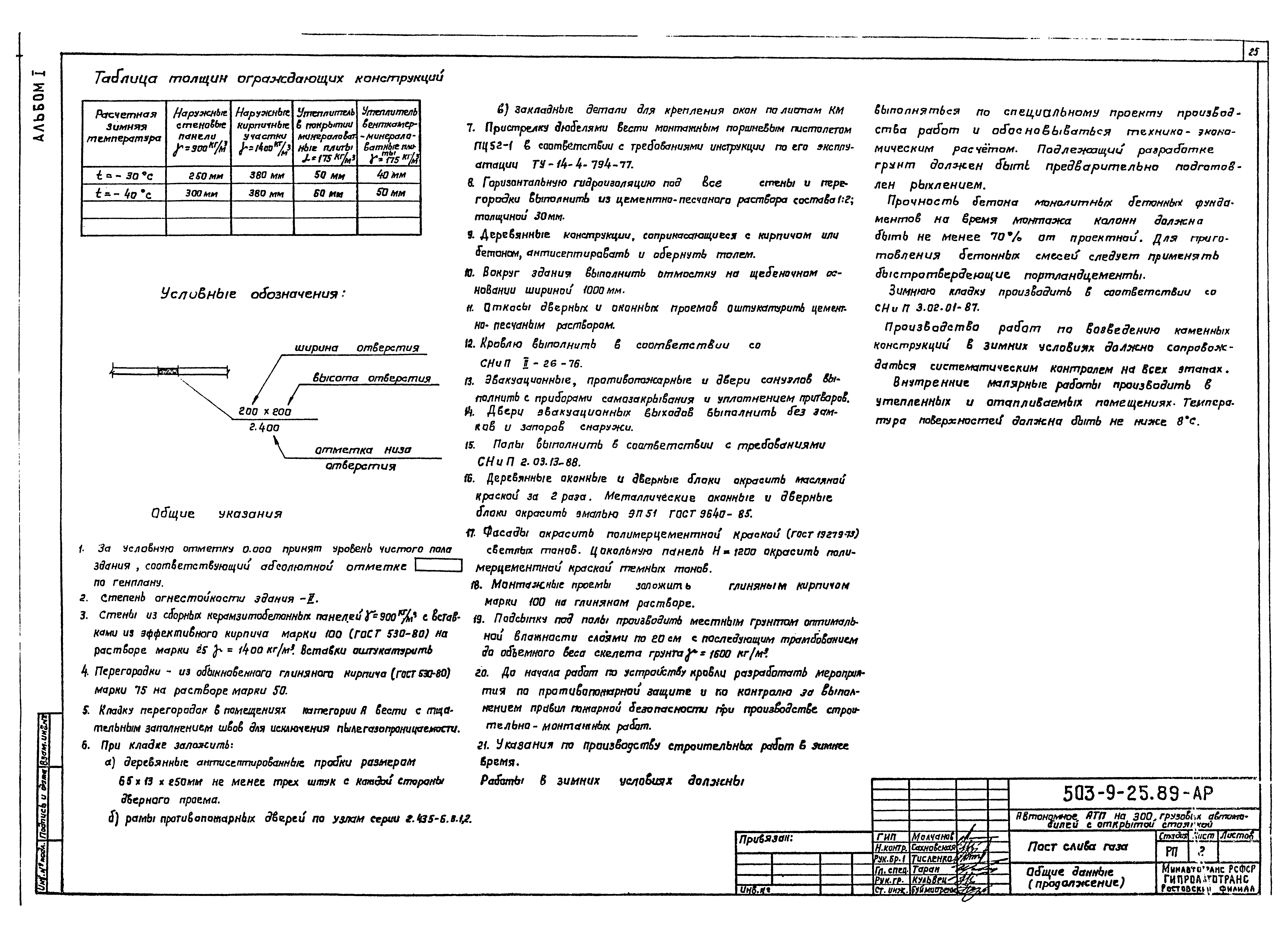 Типовой проект 503-9-25.89