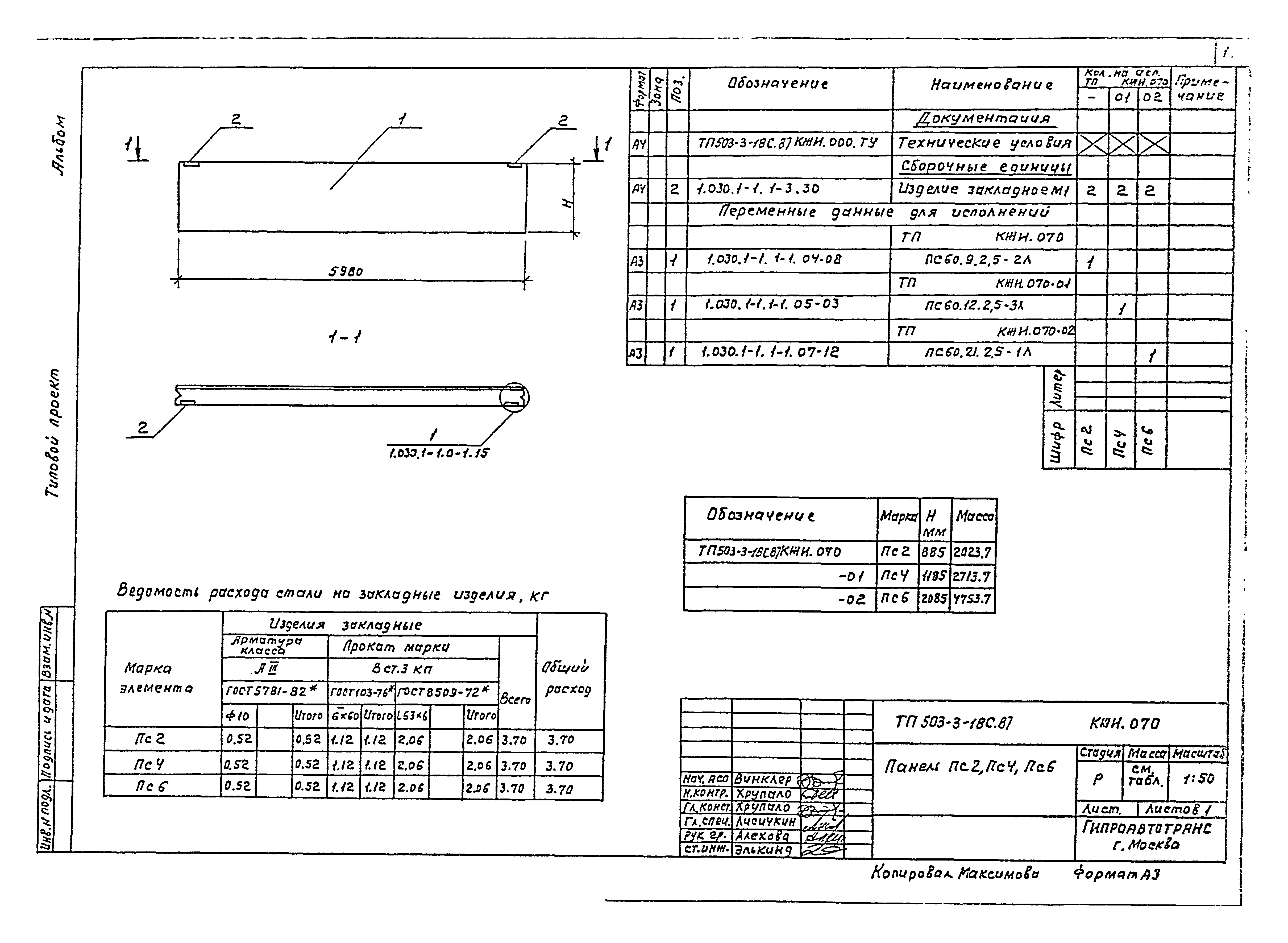 Типовой проект 503-3-18с.87