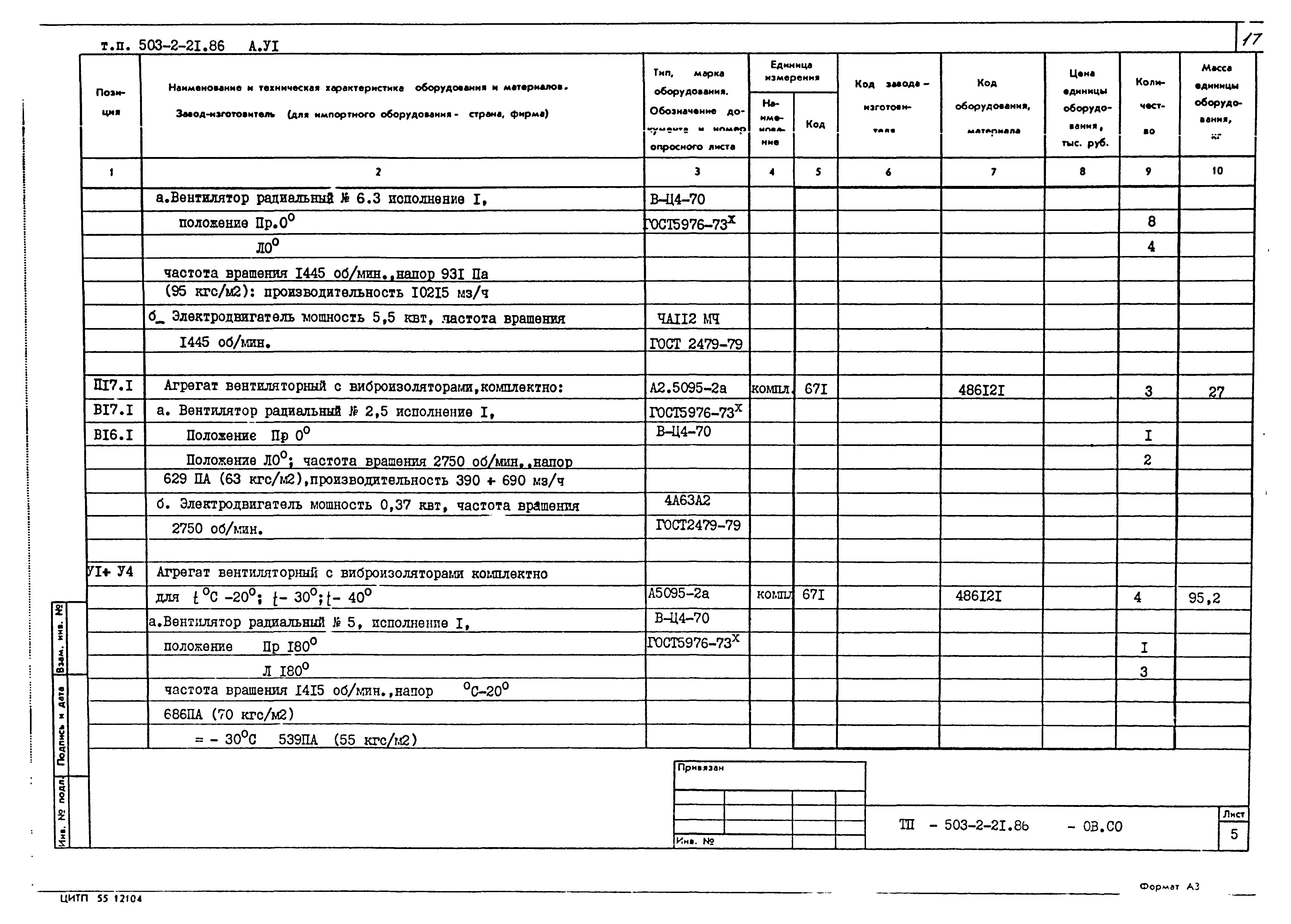 Типовой проект 503-2-21.86