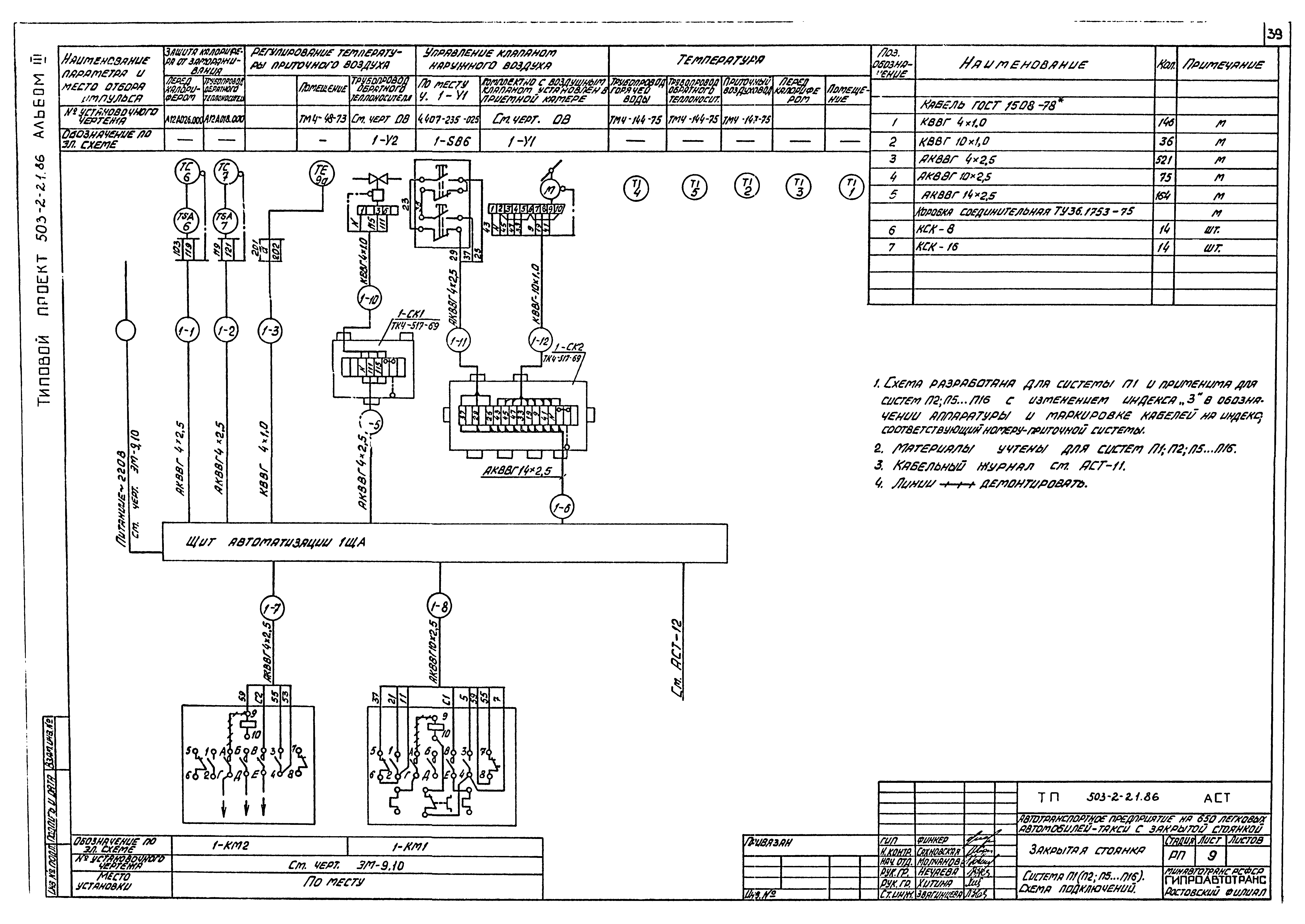 Типовой проект 503-2-21.86