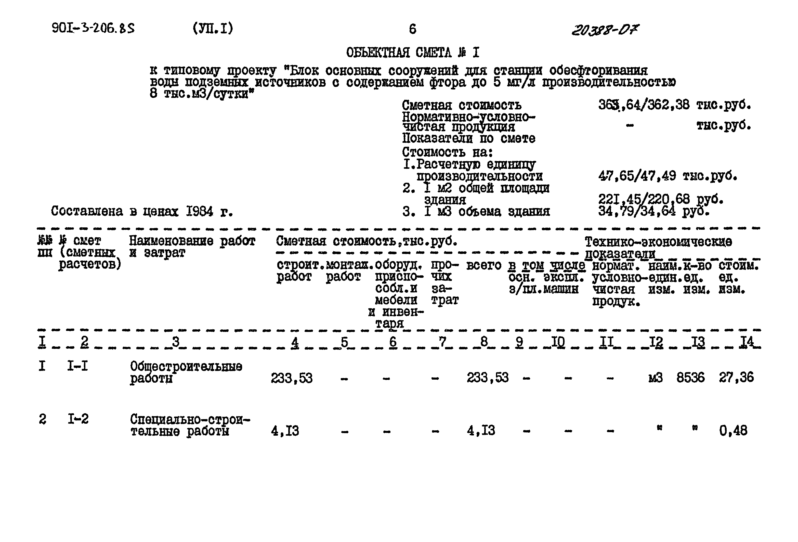 Типовой проект 901-3-206.85