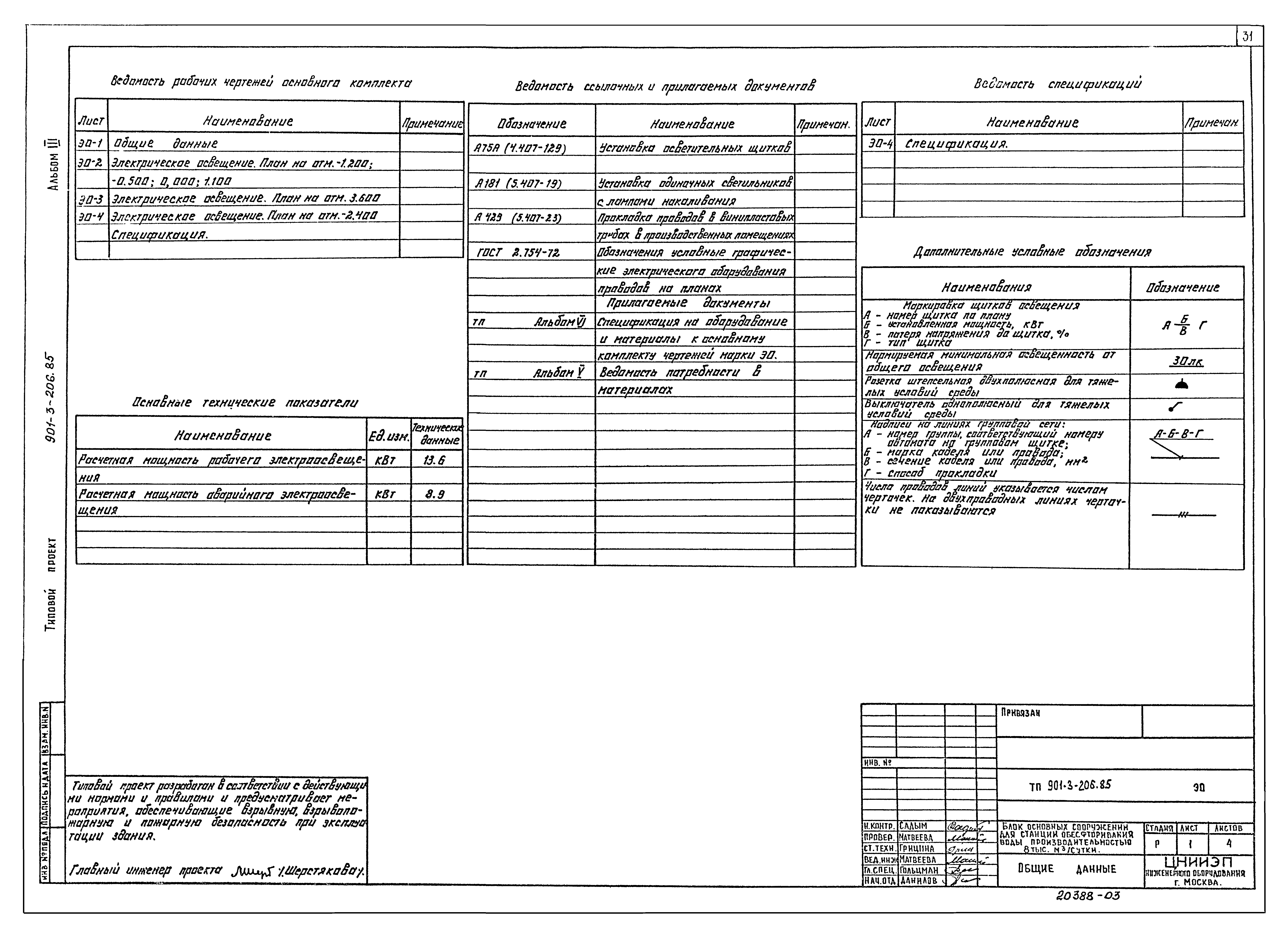 Типовой проект 901-3-206.85