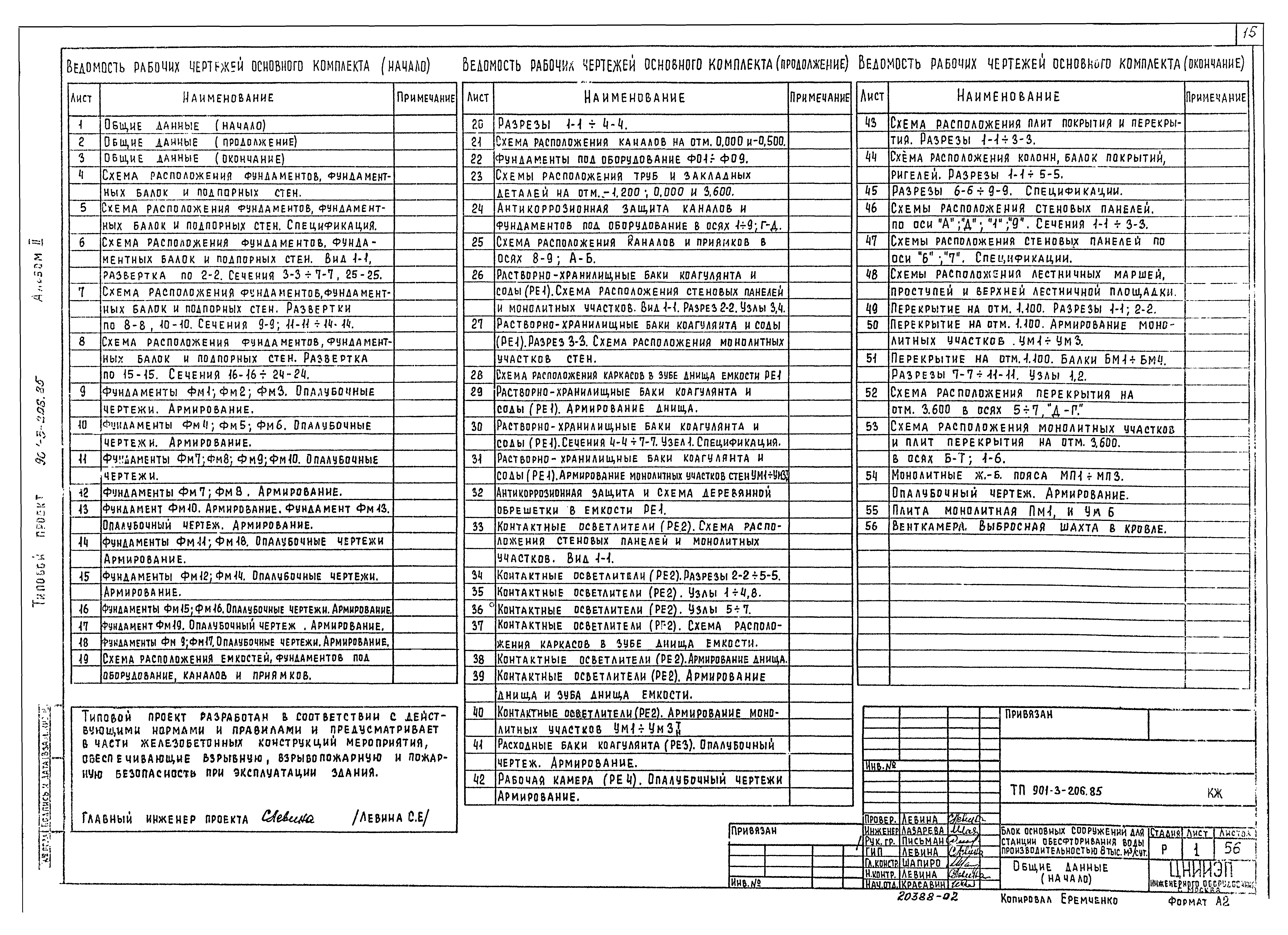 Типовой проект 901-3-206.85