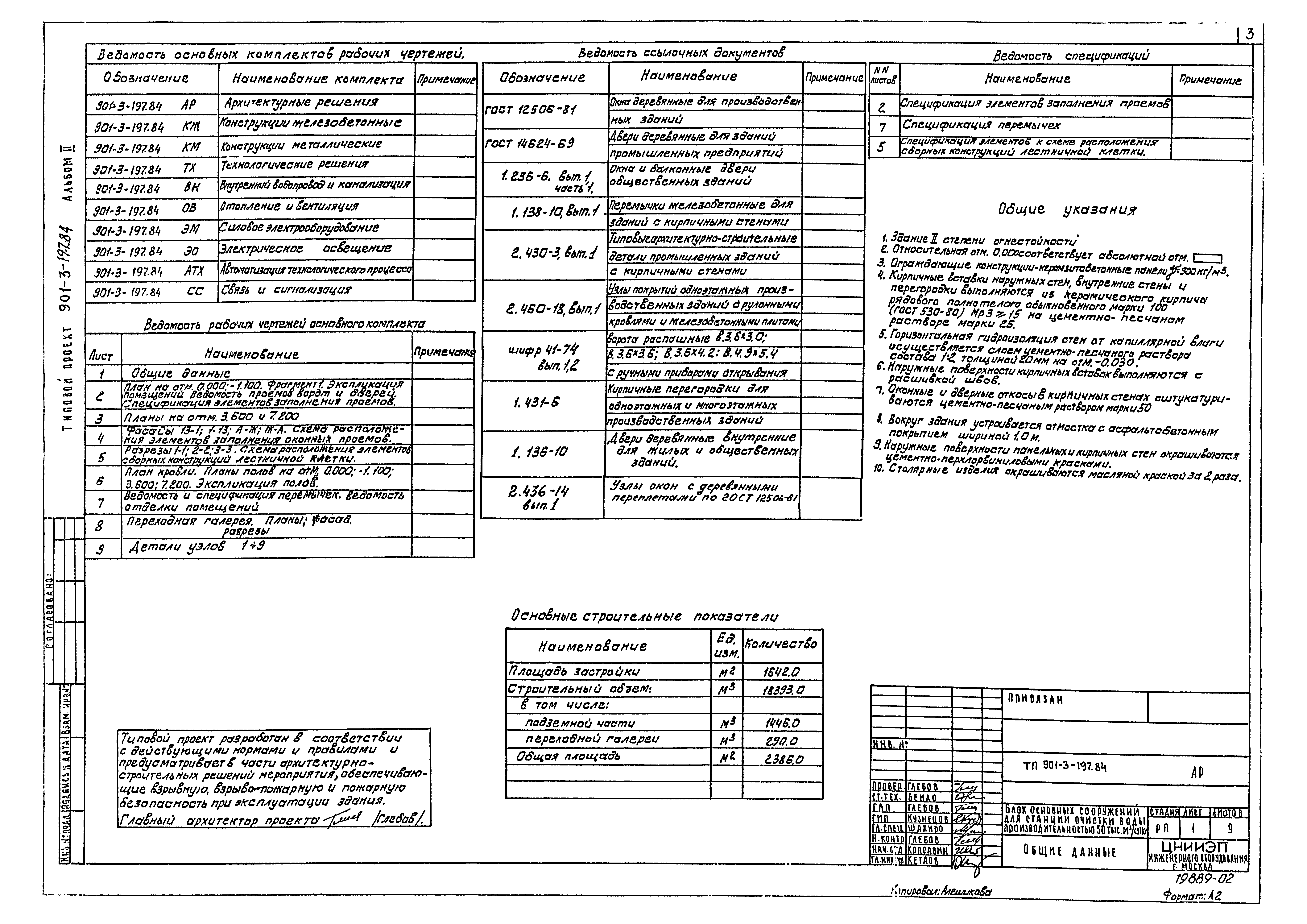 Типовой проект 901-3-197.84