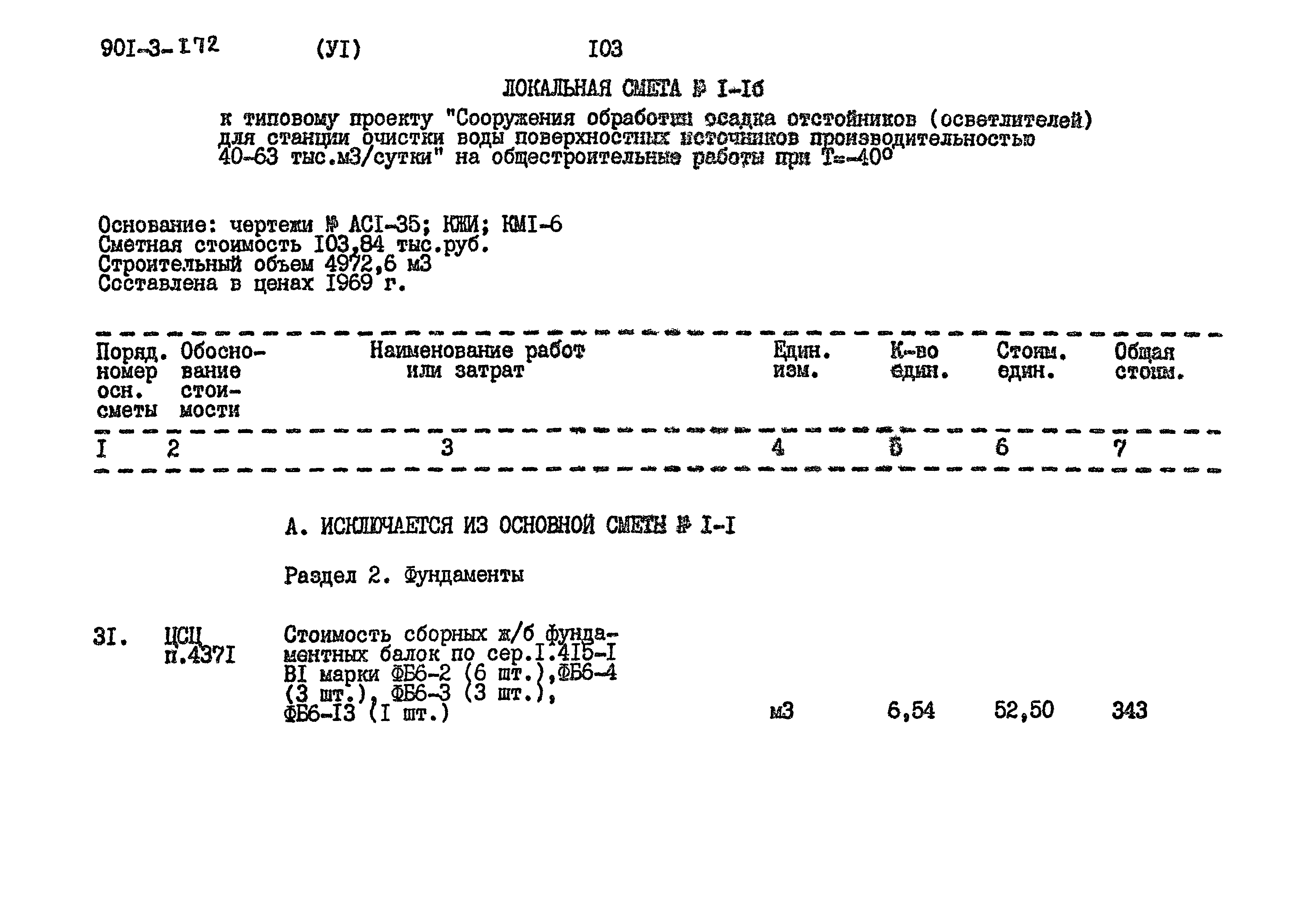 Типовой проект 901-3-172
