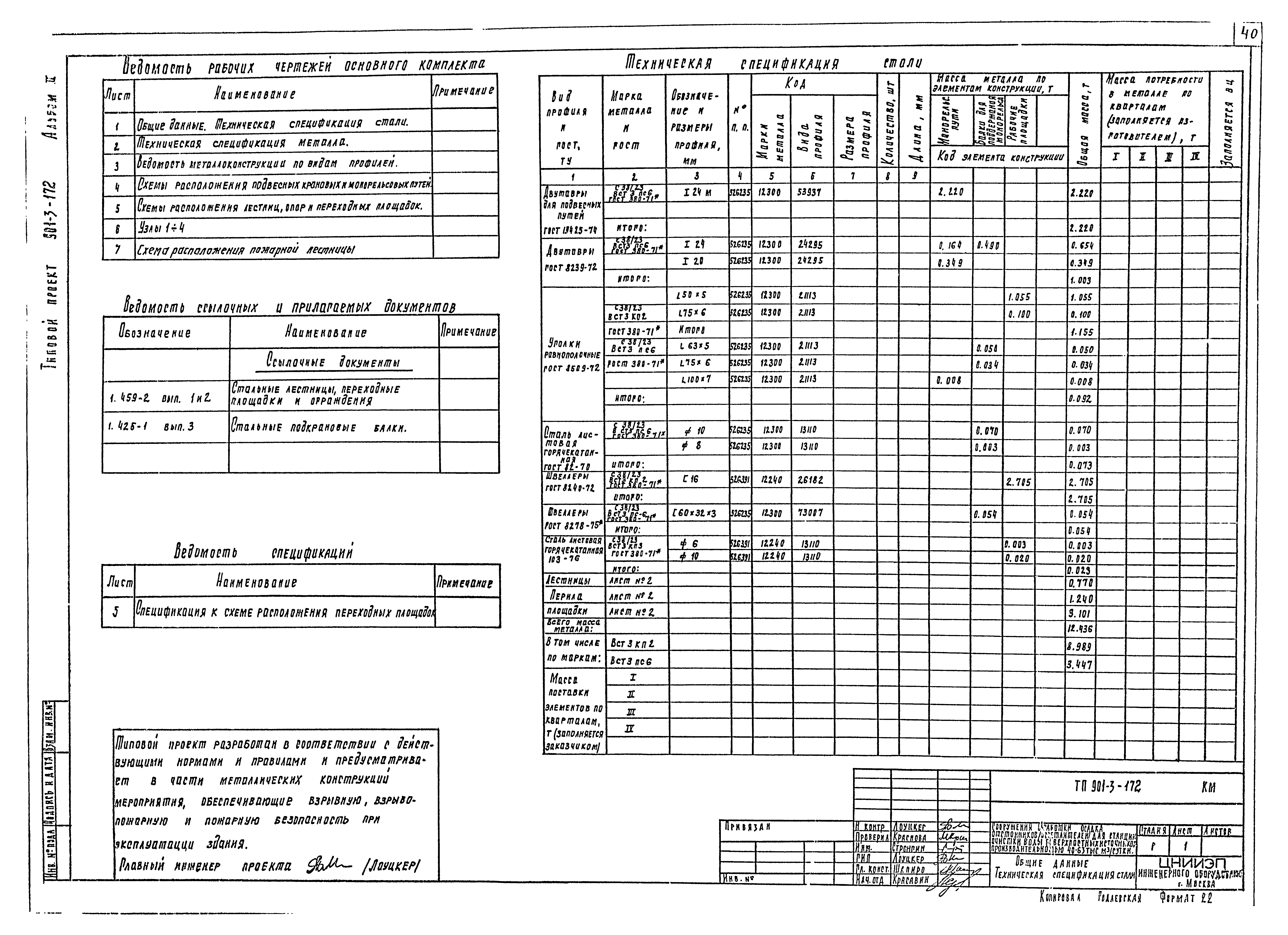 Типовой проект 901-3-172