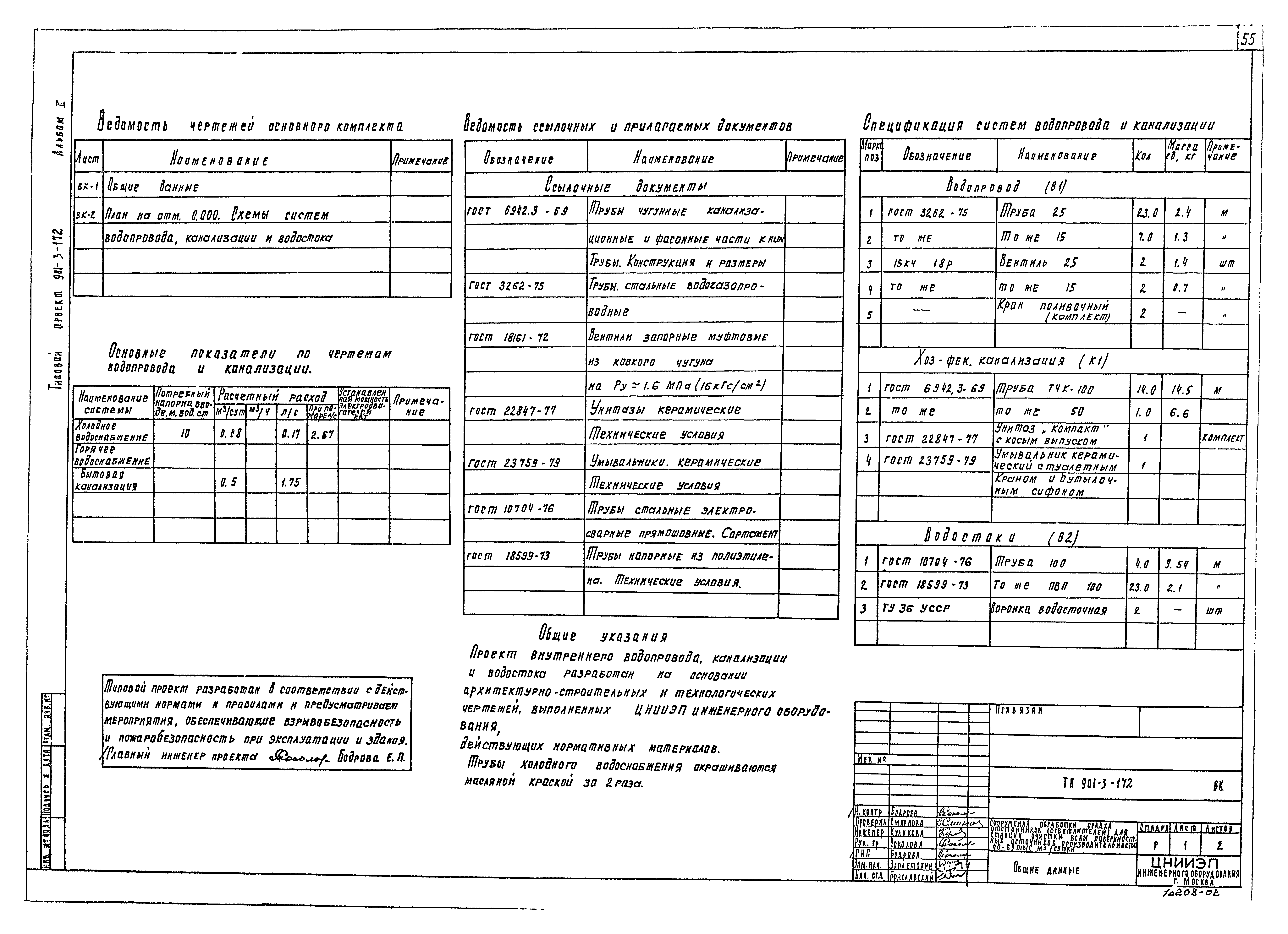 Типовой проект 901-3-172