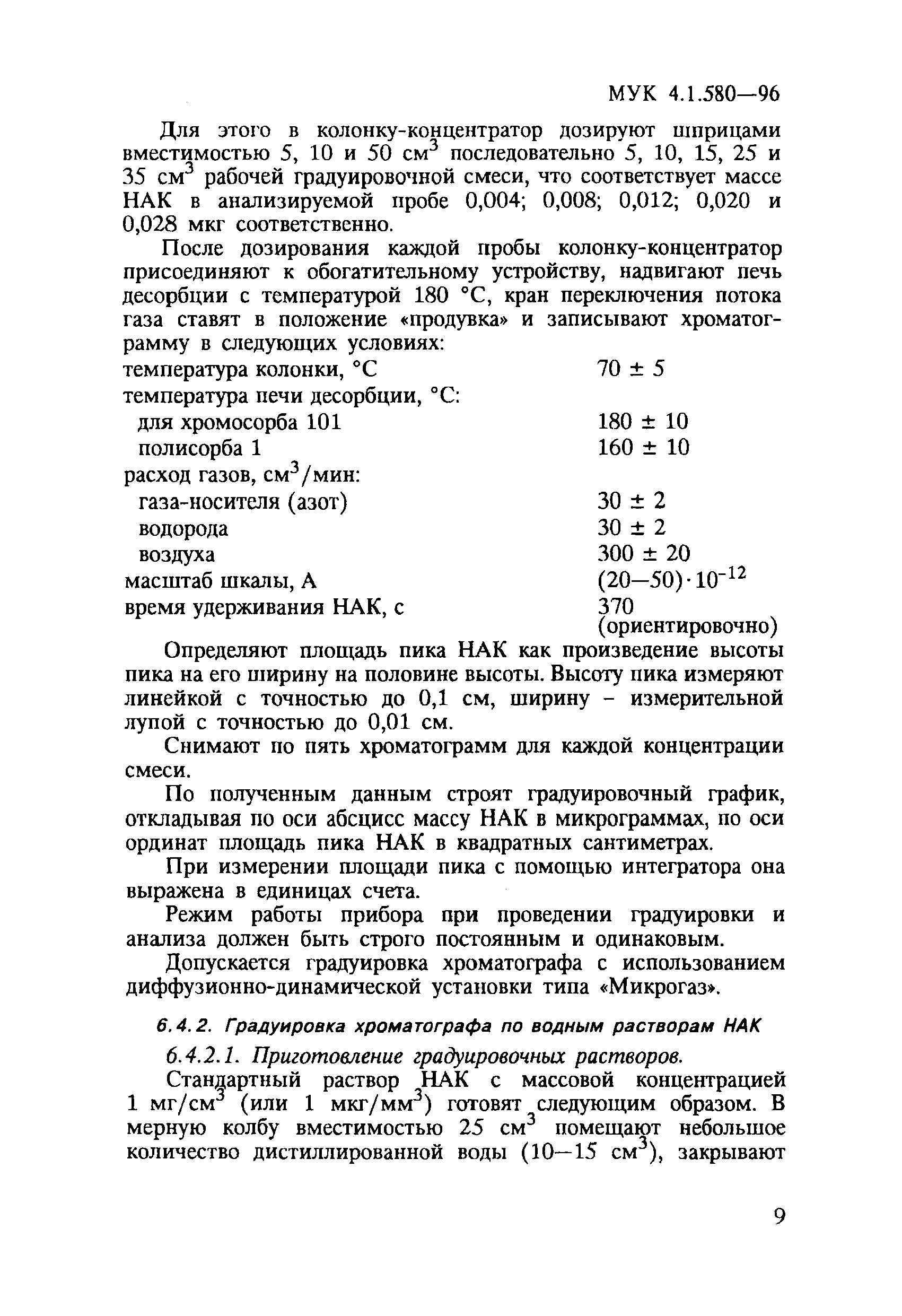 МУК 4.1.580-96