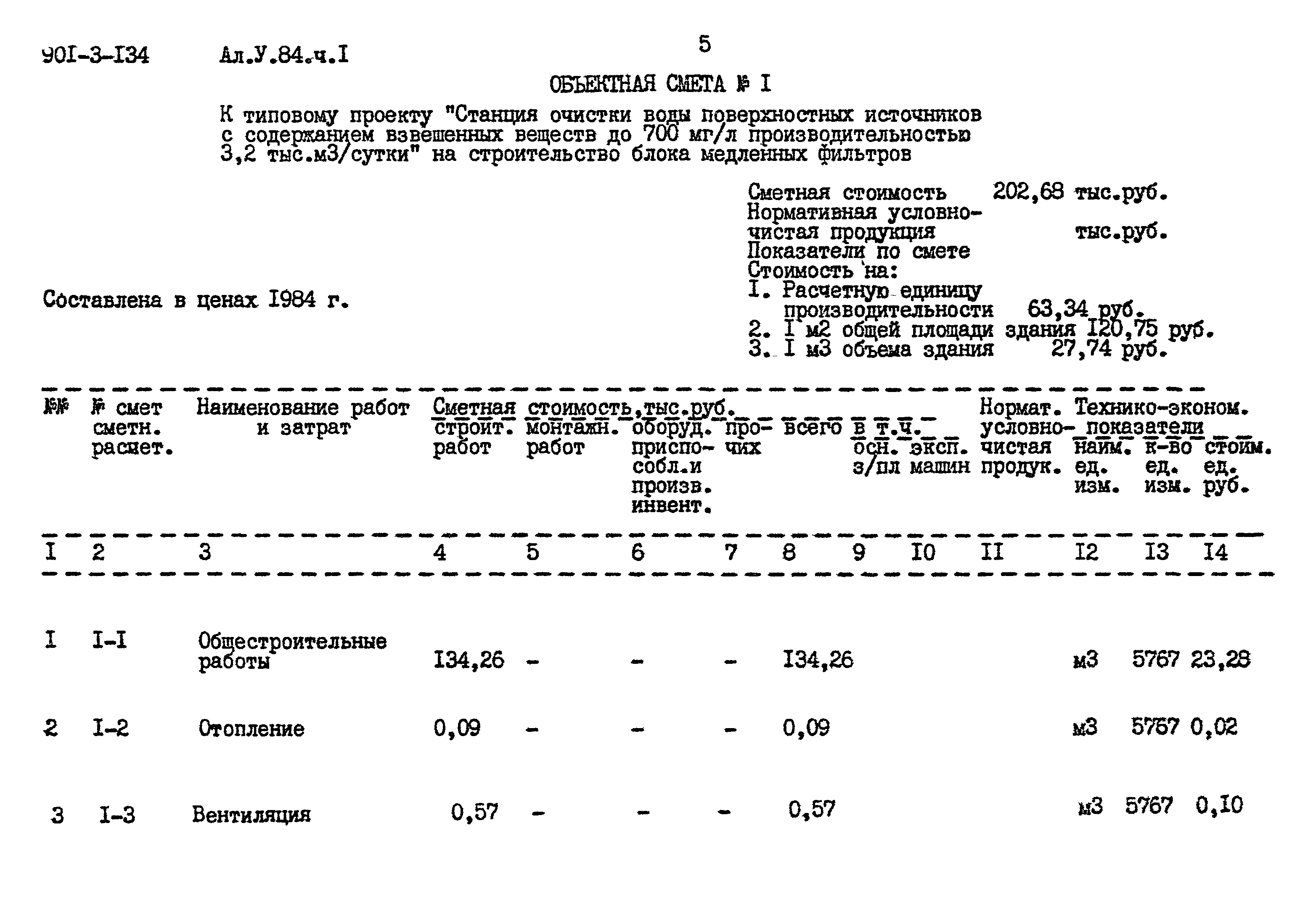 Типовой проект 901-3-134