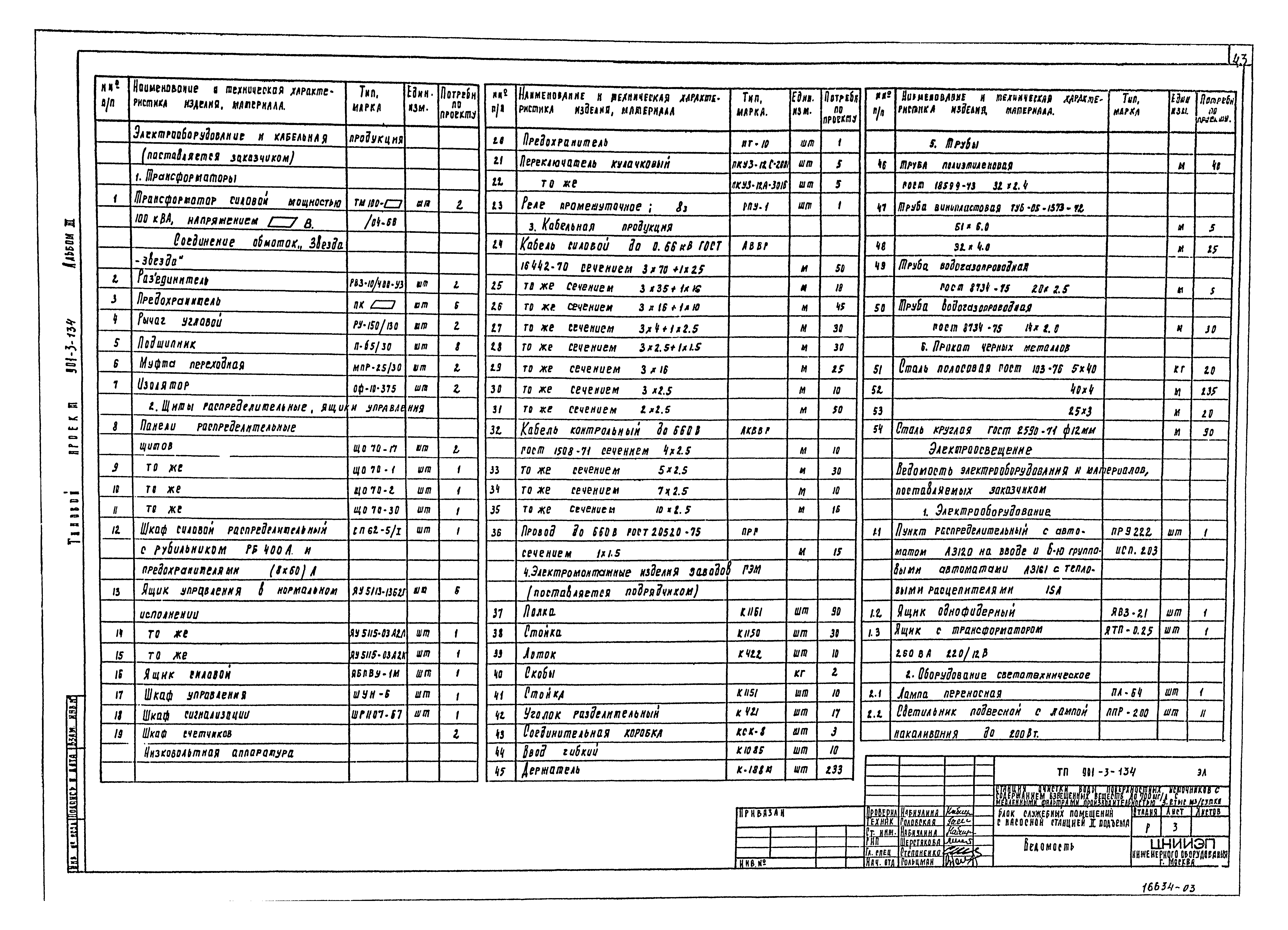 Типовой проект 901-3-134