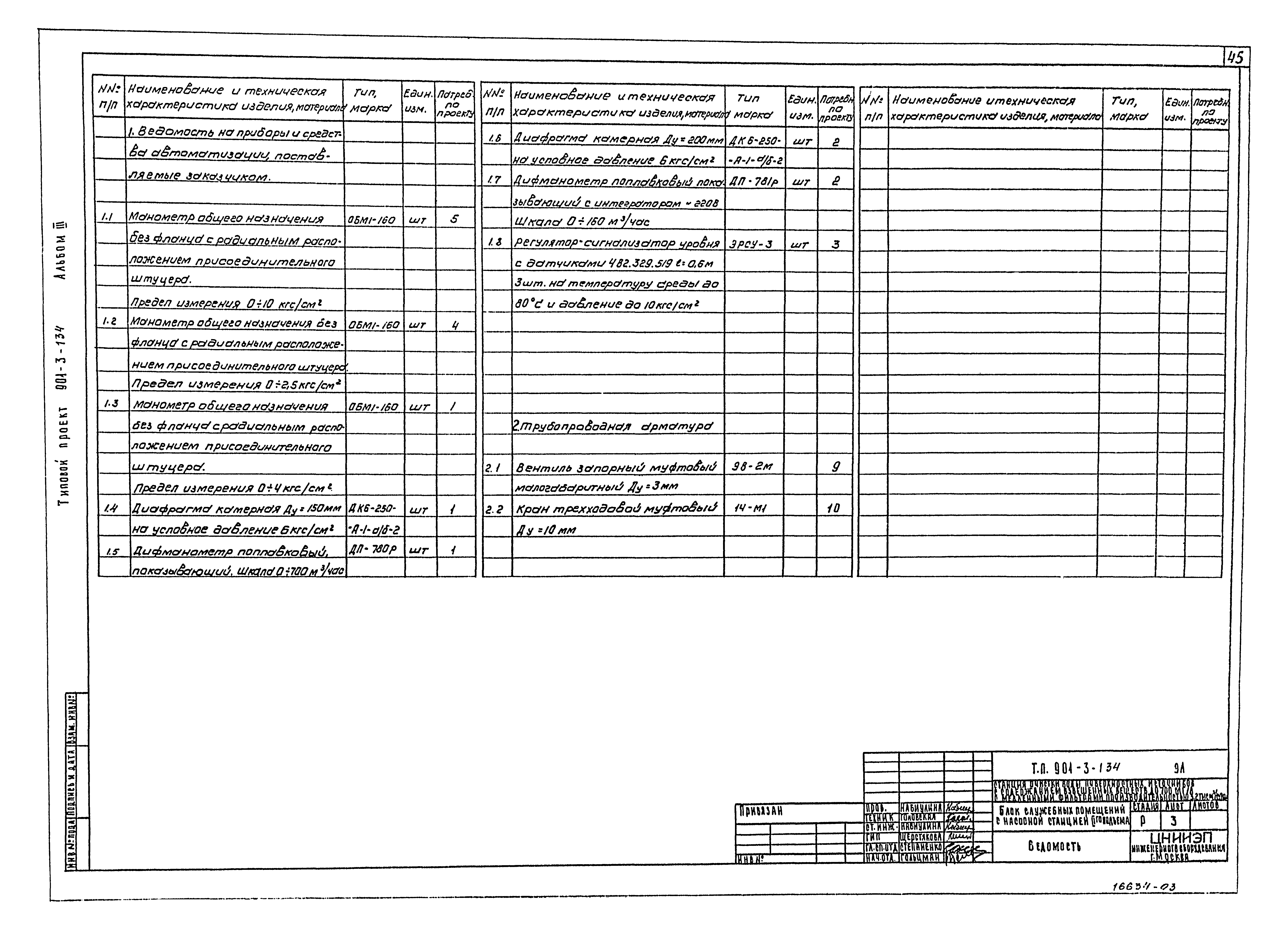 Типовой проект 901-3-134