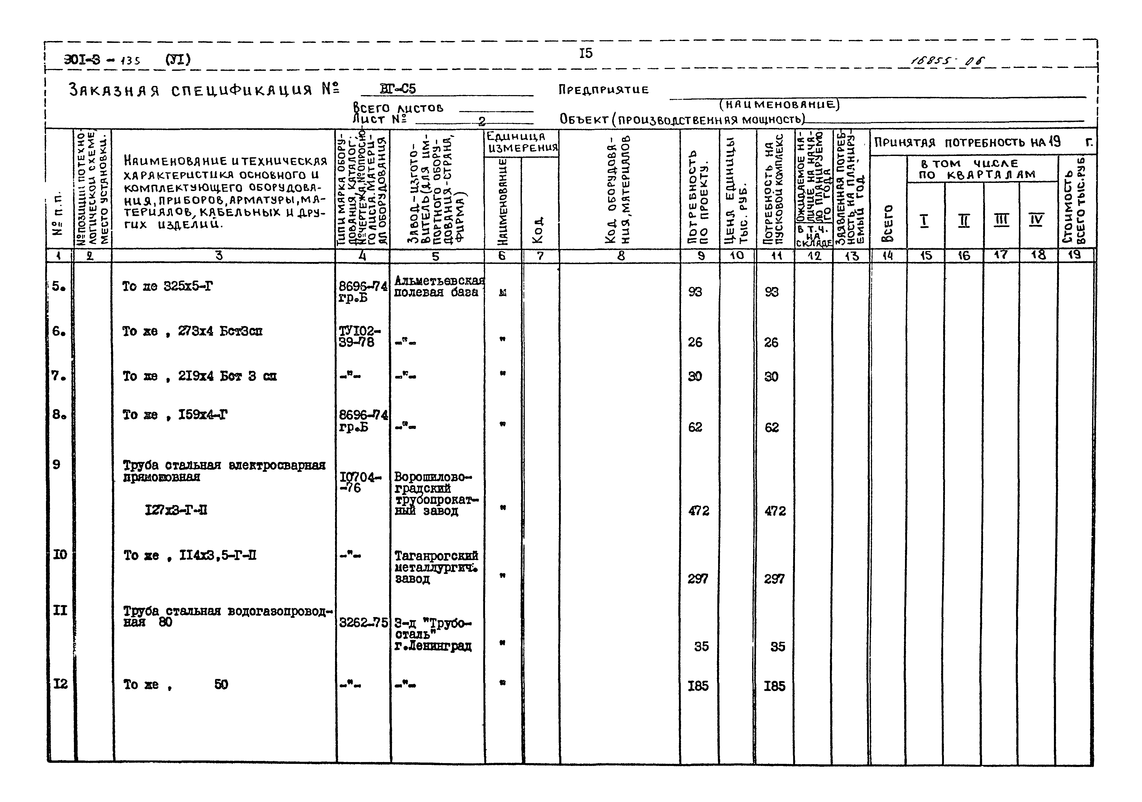 Типовой проект 901-3-135