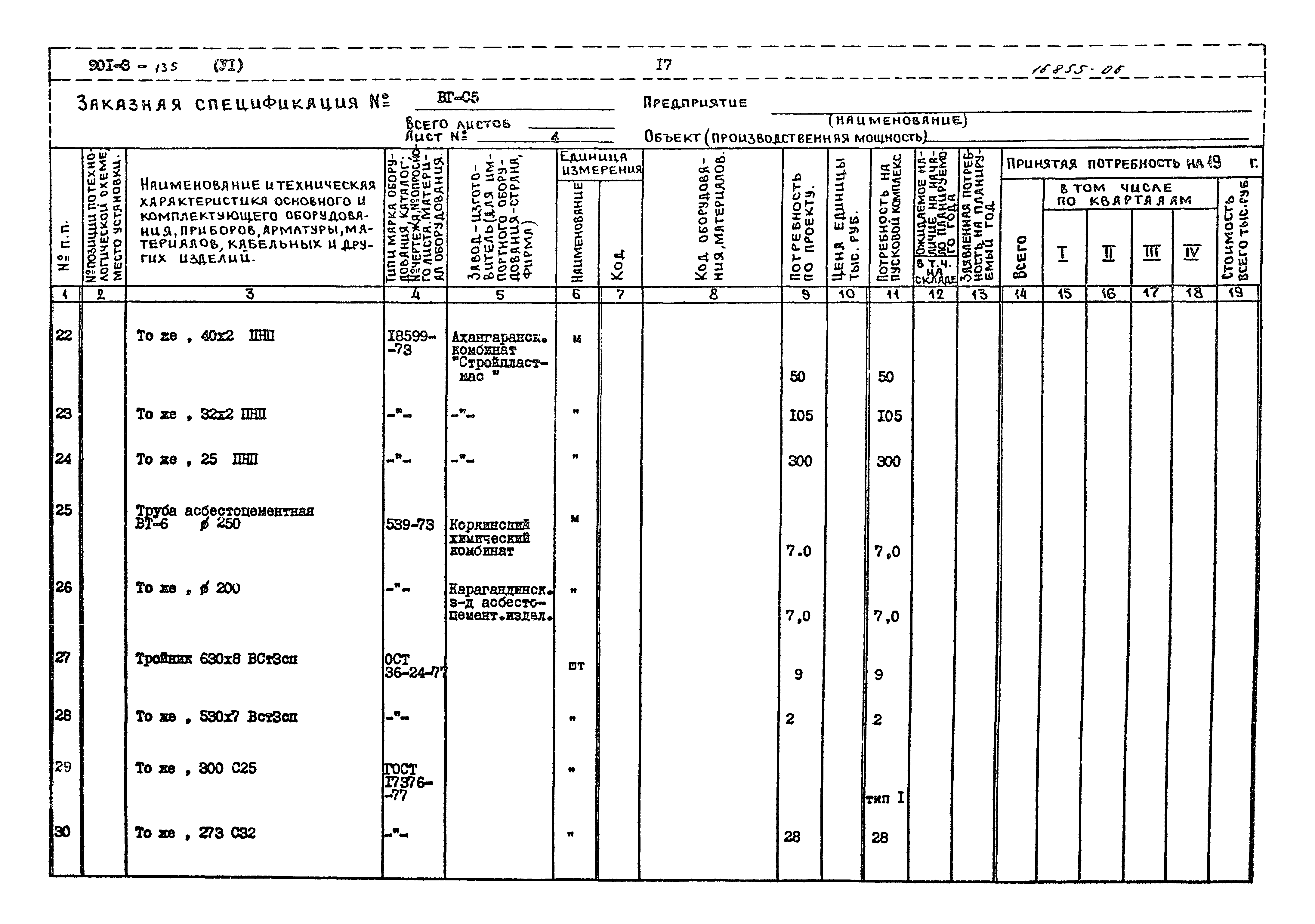 Типовой проект 901-3-135