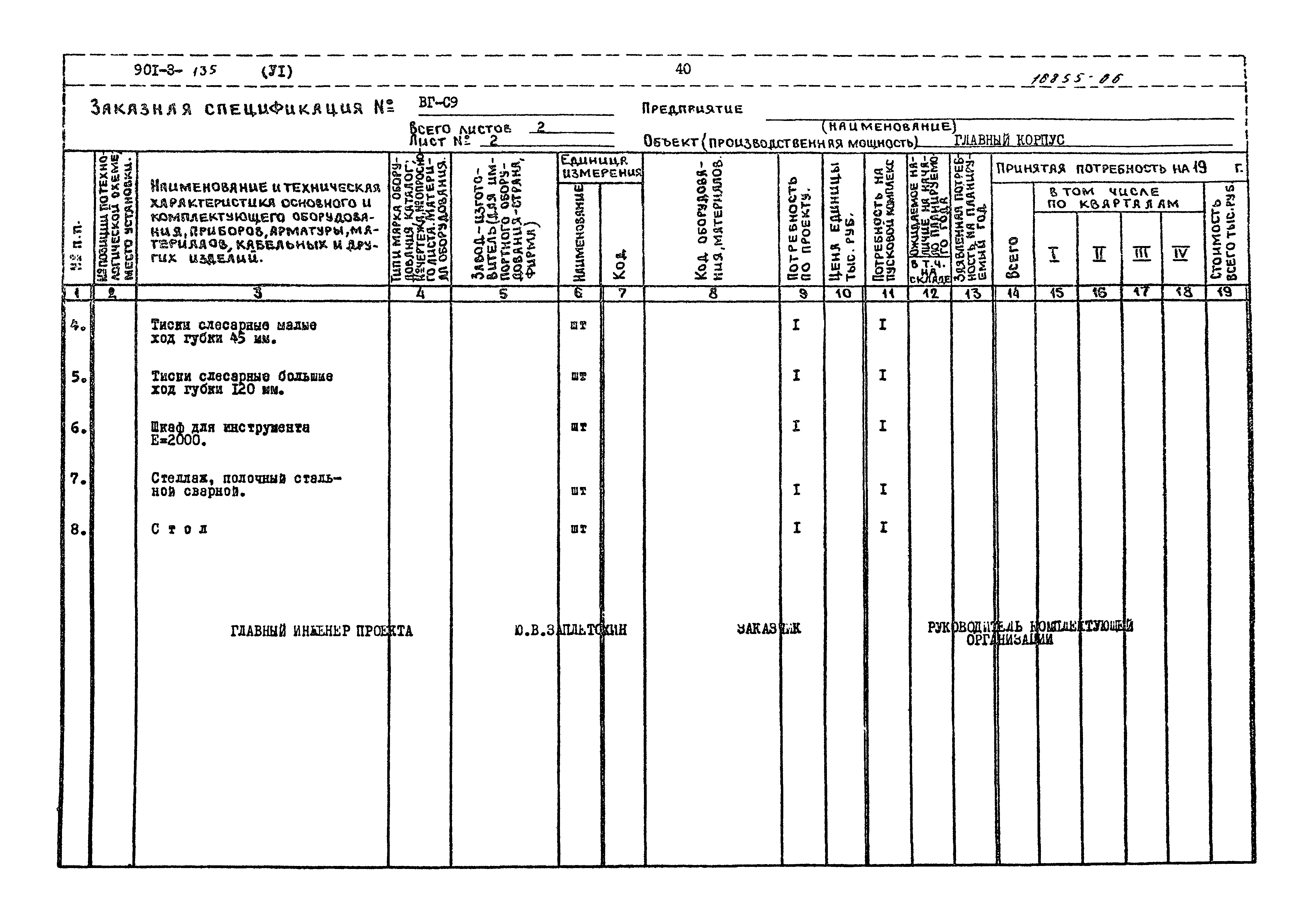 Типовой проект 901-3-135