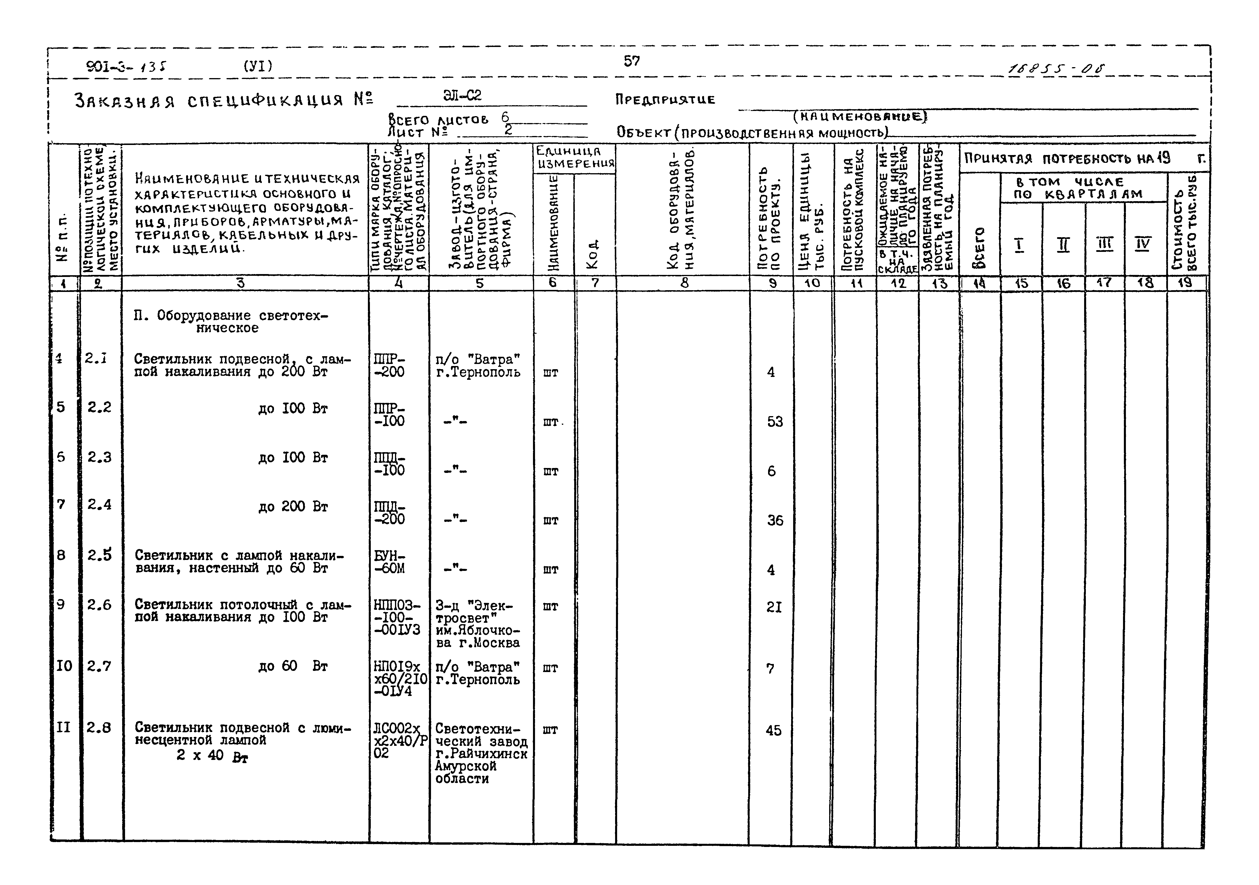 Типовой проект 901-3-135