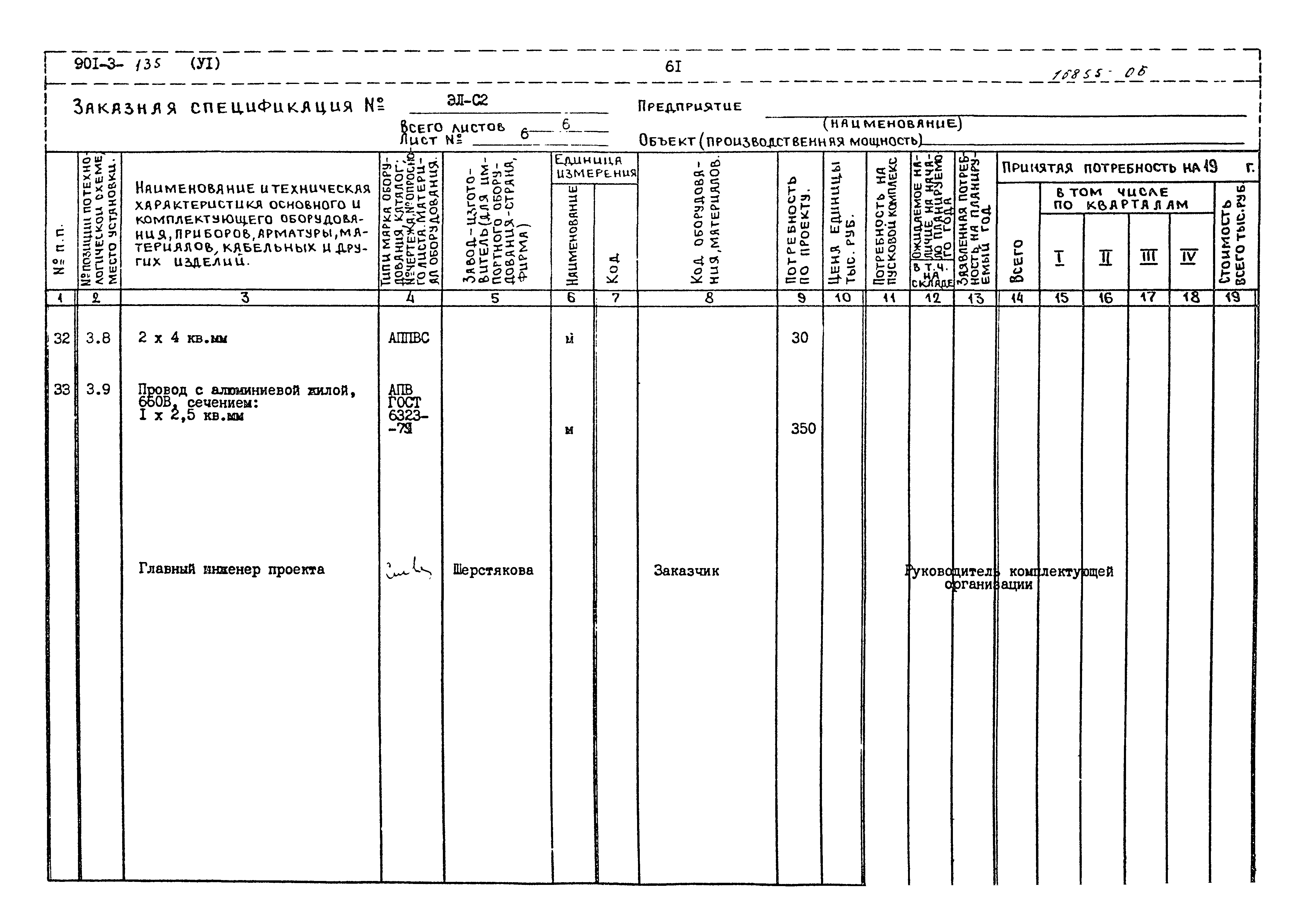 Типовой проект 901-3-135