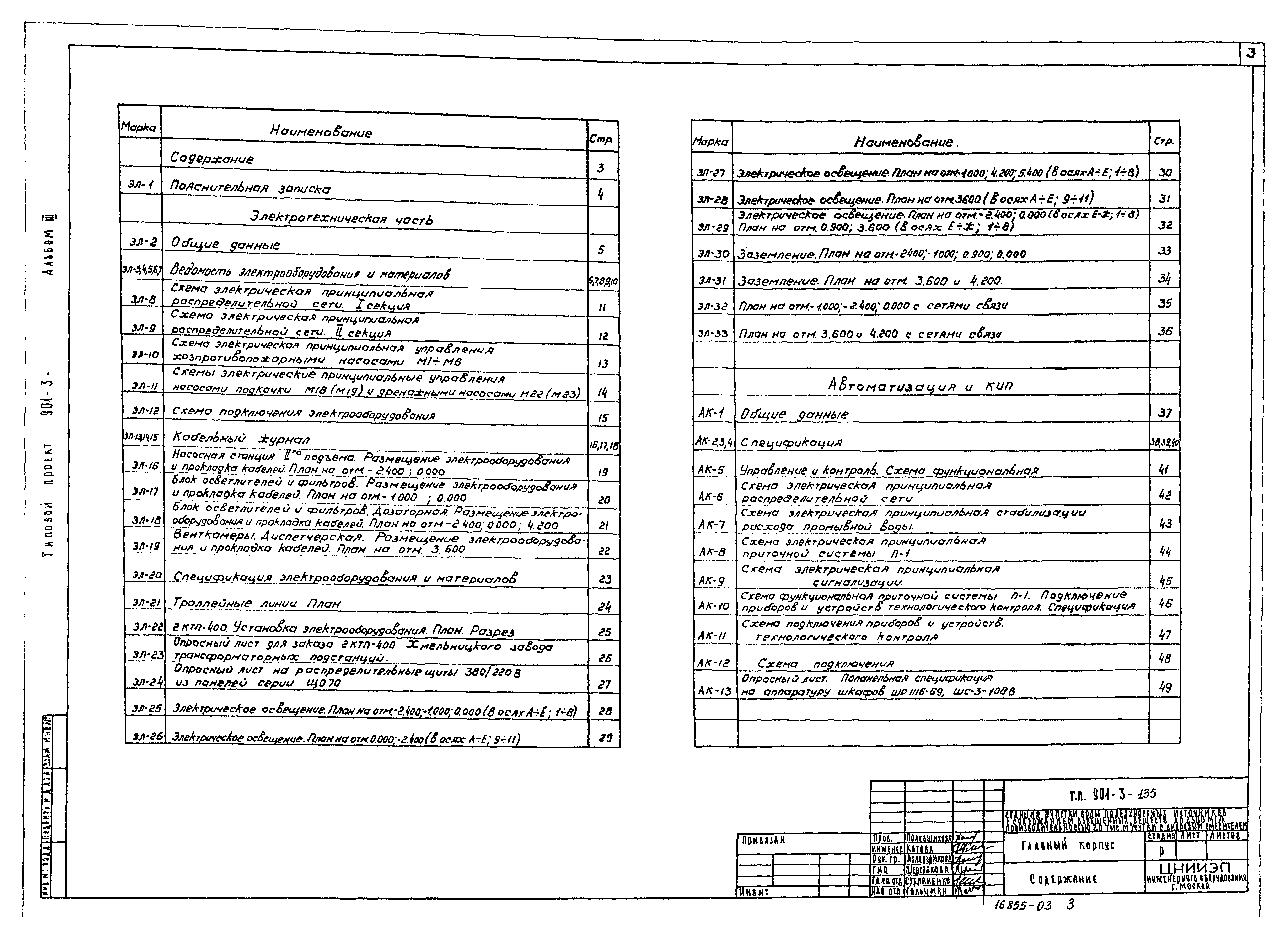 Типовой проект 901-3-135