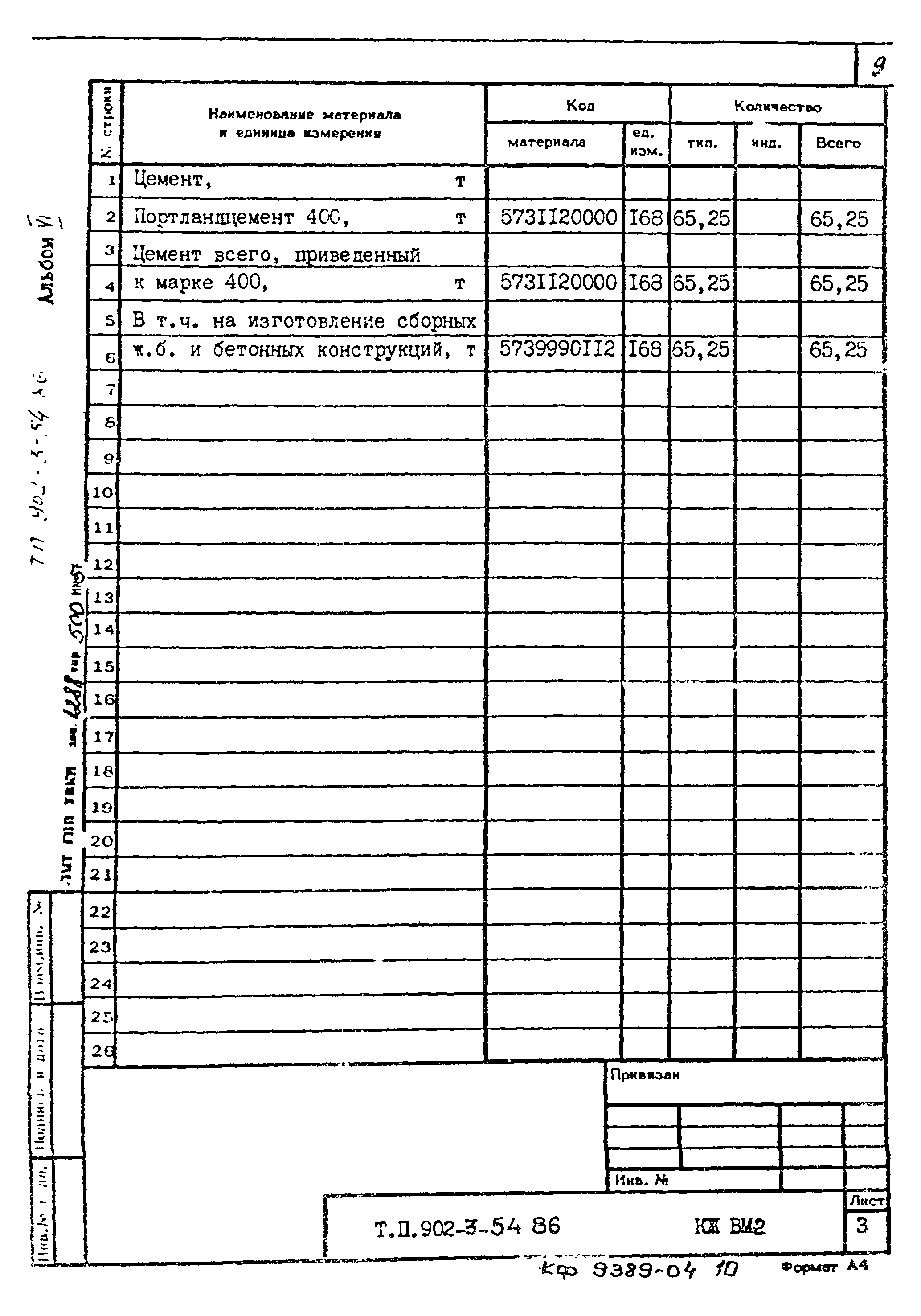 Типовой проект 902-3-54.86