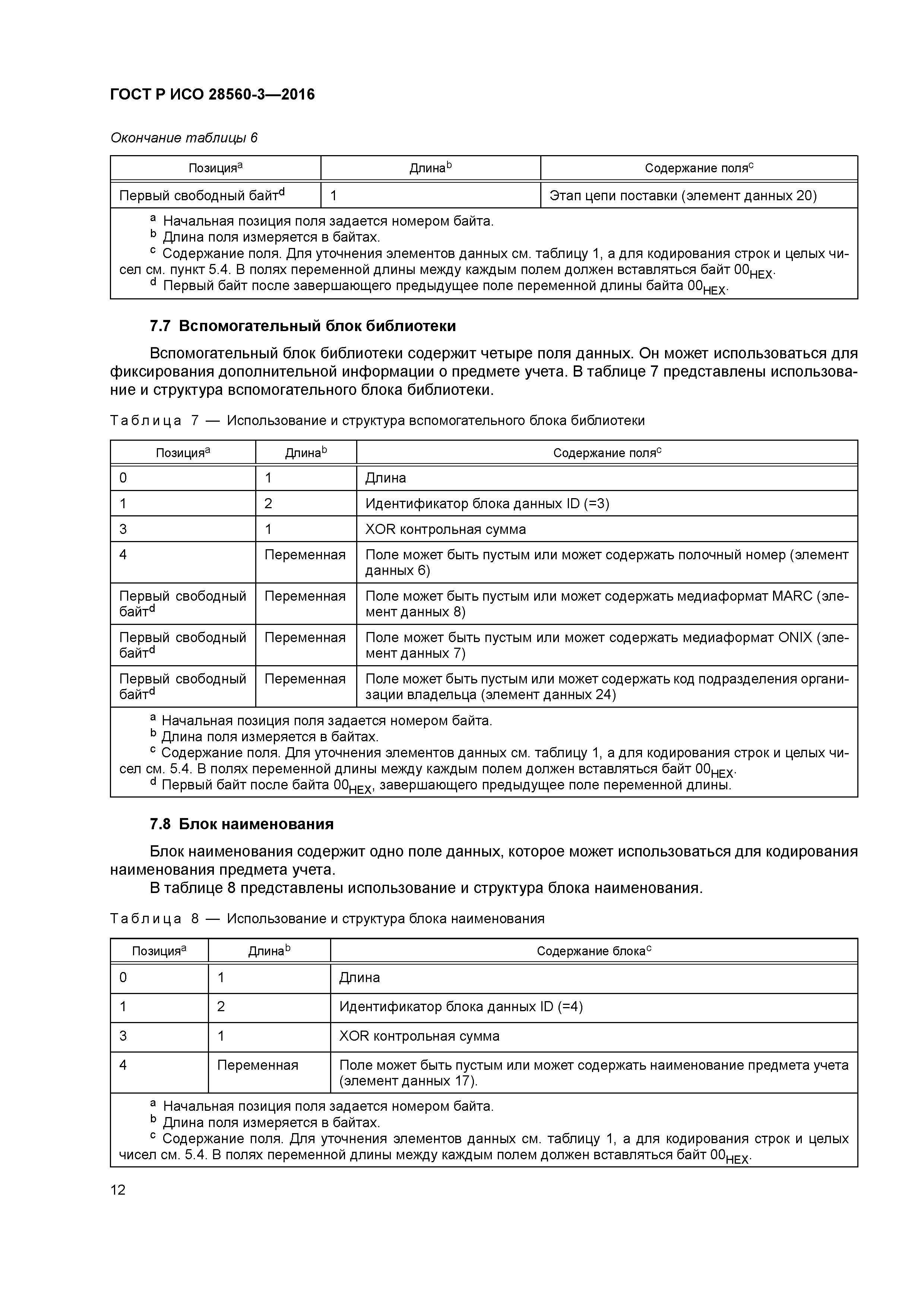 ГОСТ Р ИСО 28560-3-2016