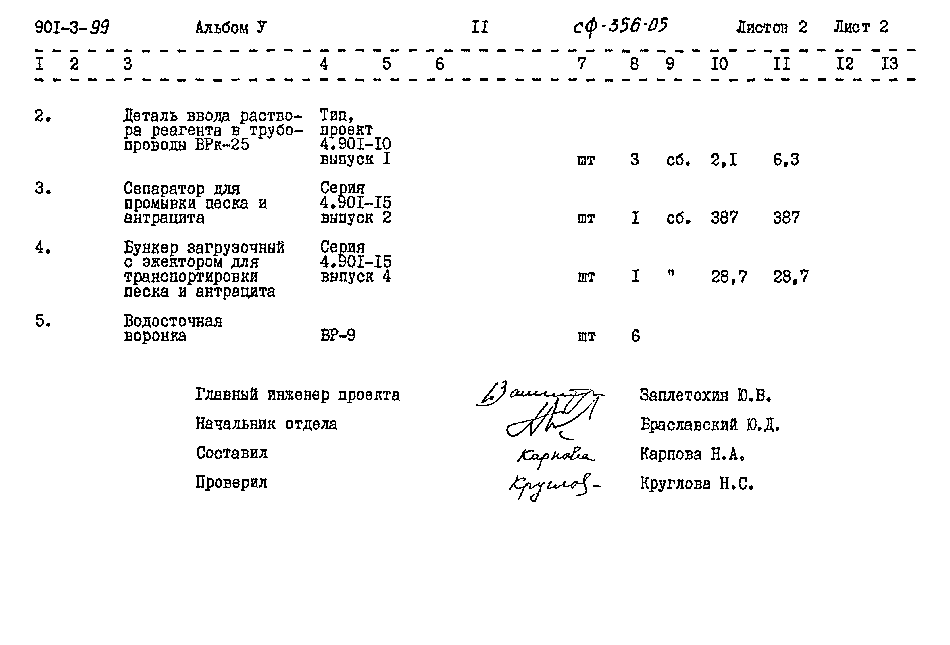Типовой проект 901-3-99