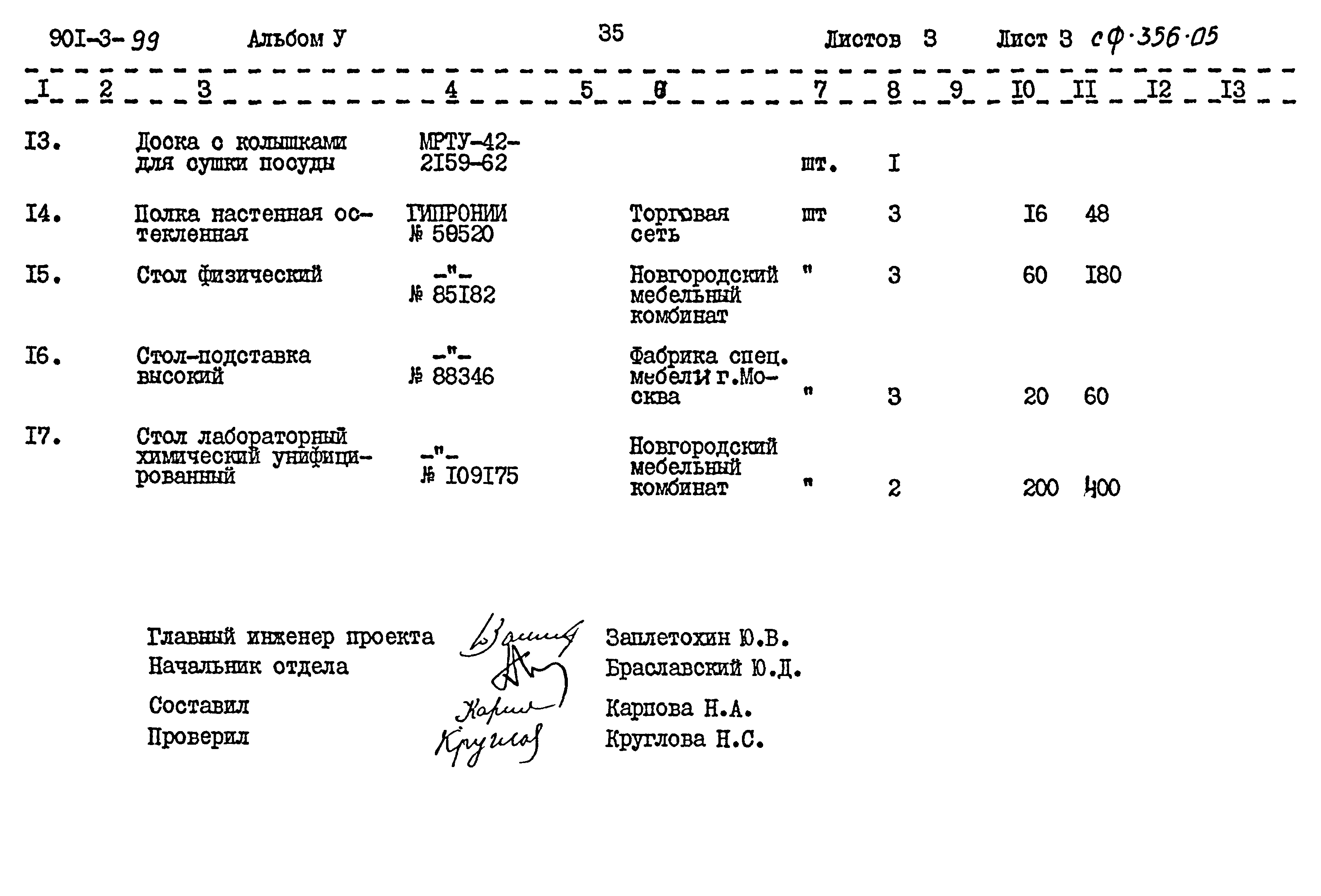 Типовой проект 901-3-99