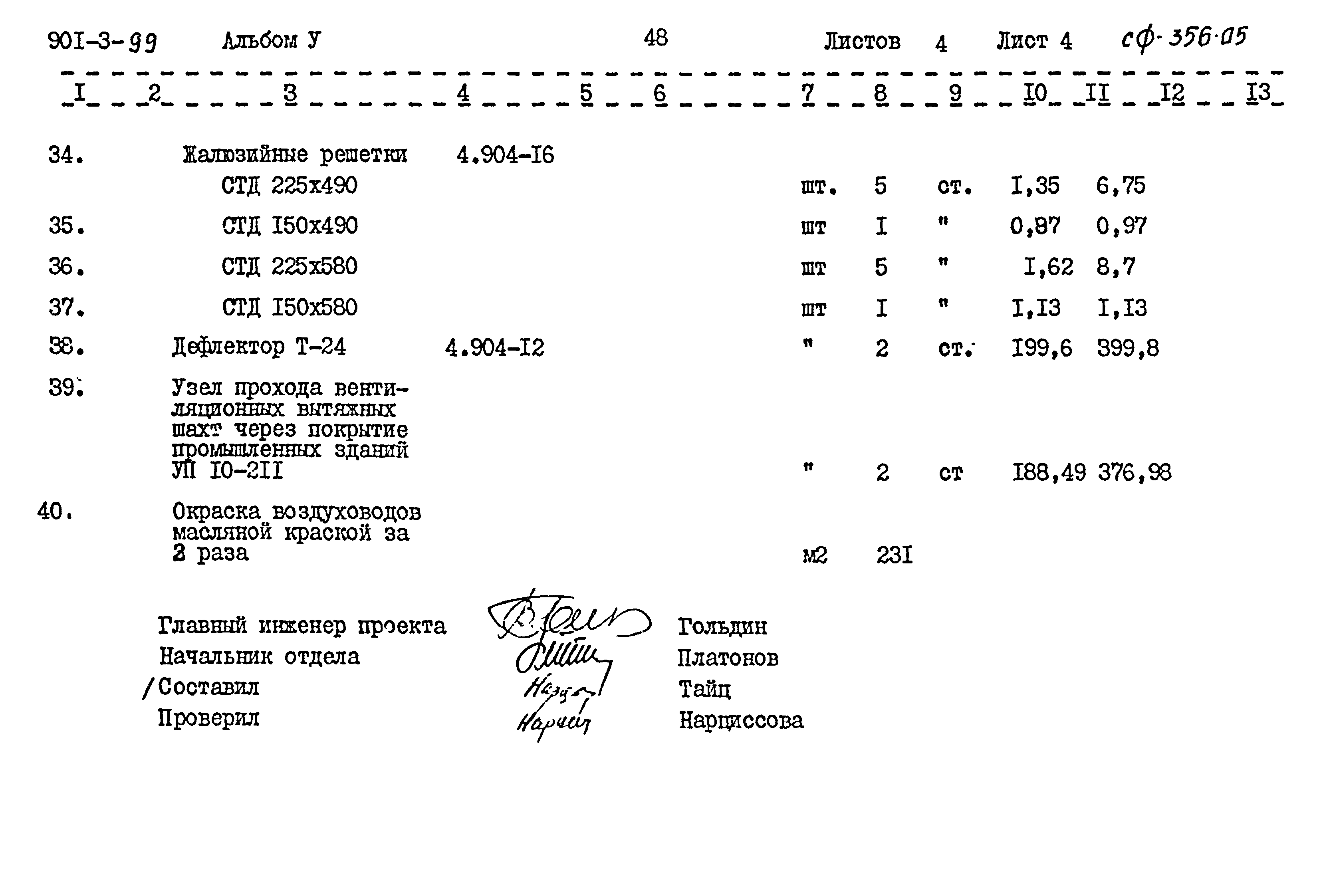 Типовой проект 901-3-99