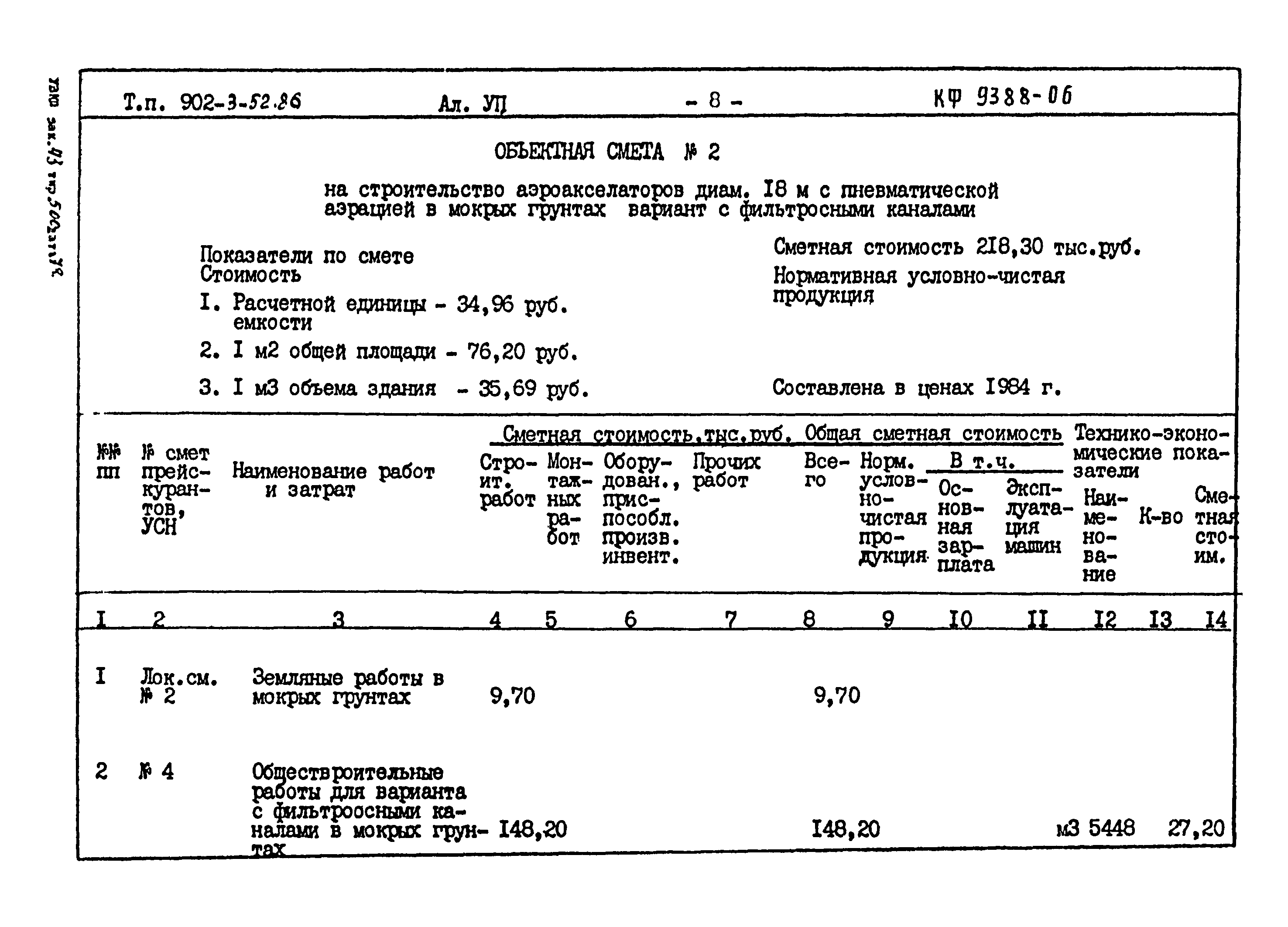 Типовой проект 902-3-52.86