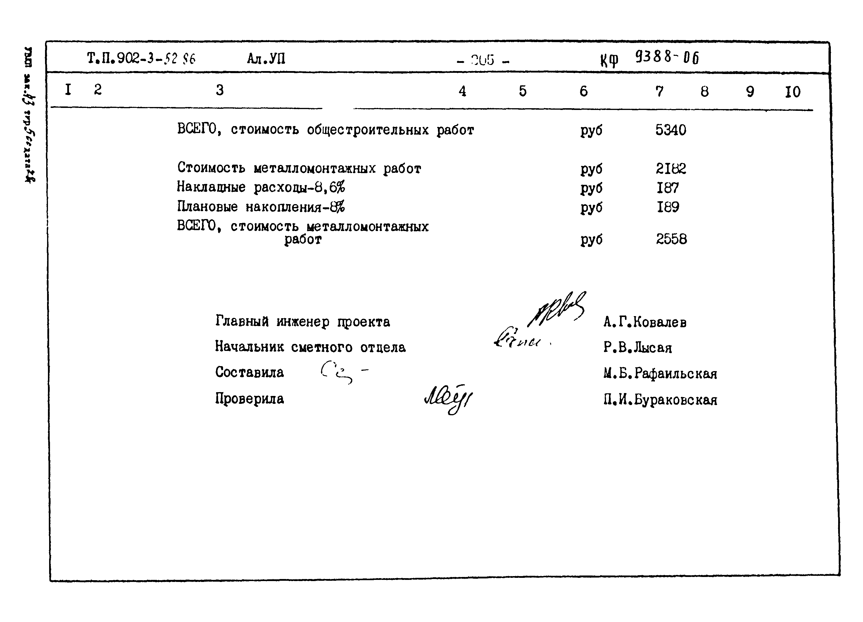 Типовой проект 902-3-52.86
