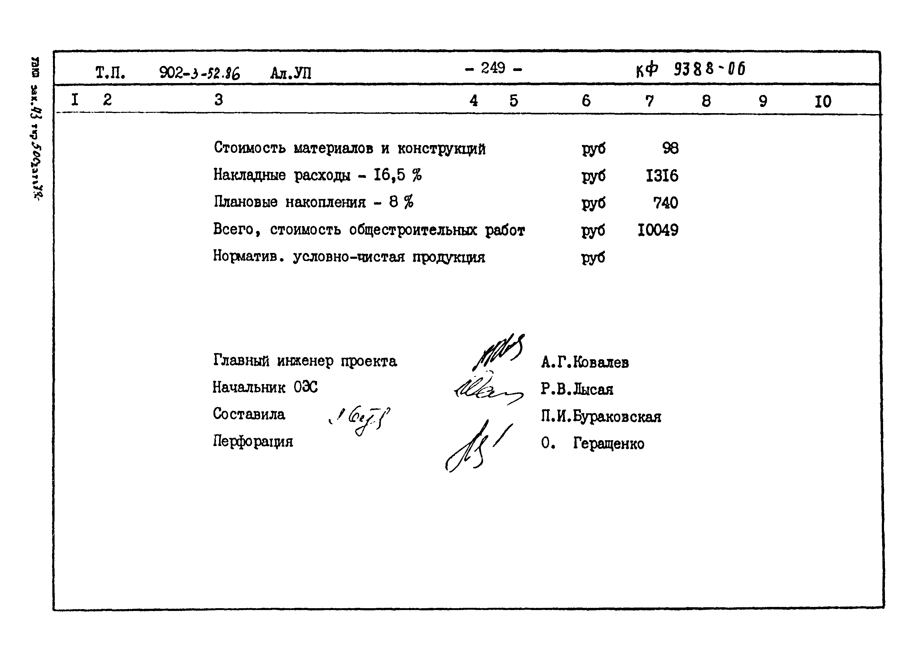 Типовой проект 902-3-52.86