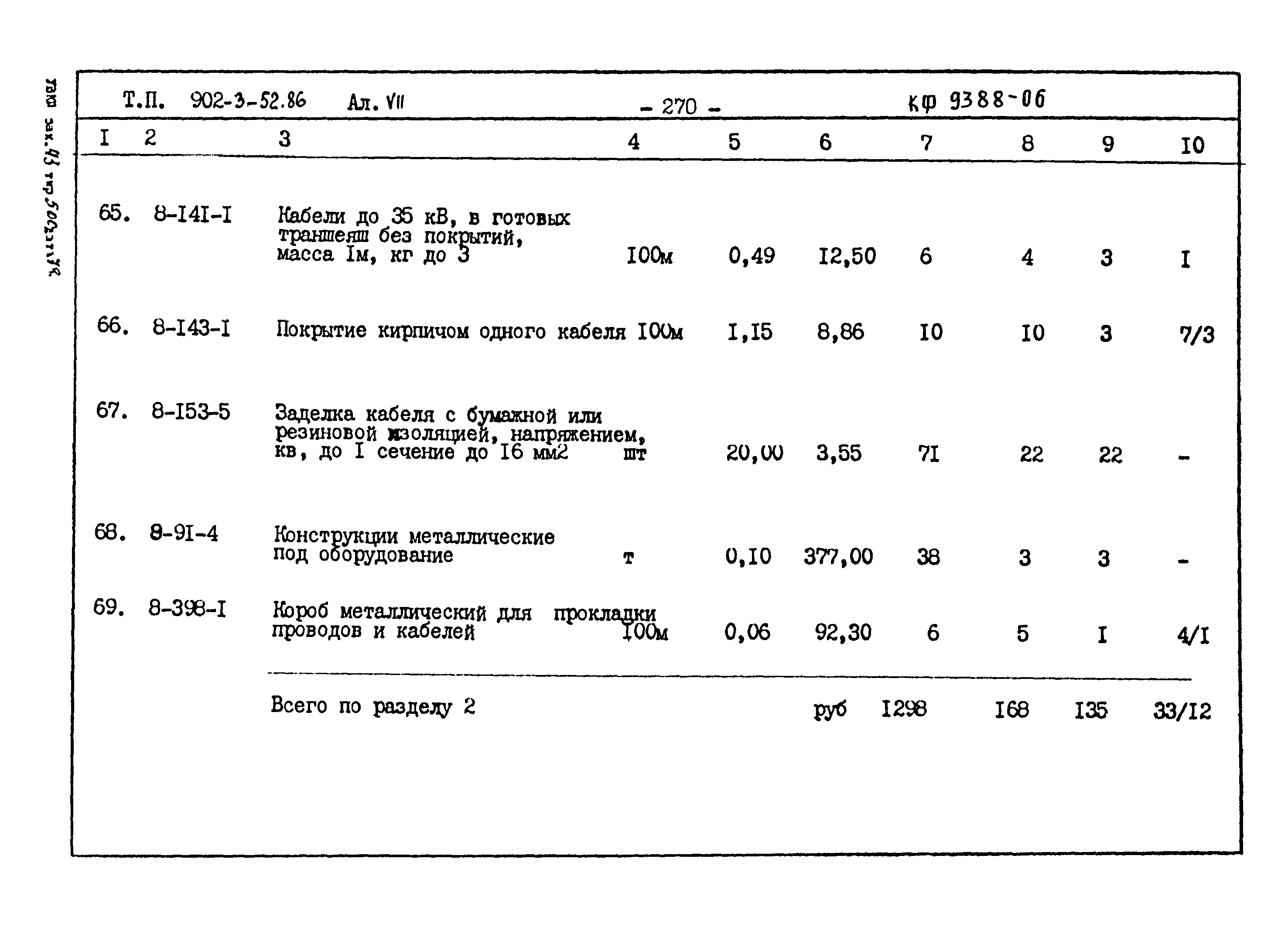 Типовой проект 902-3-52.86