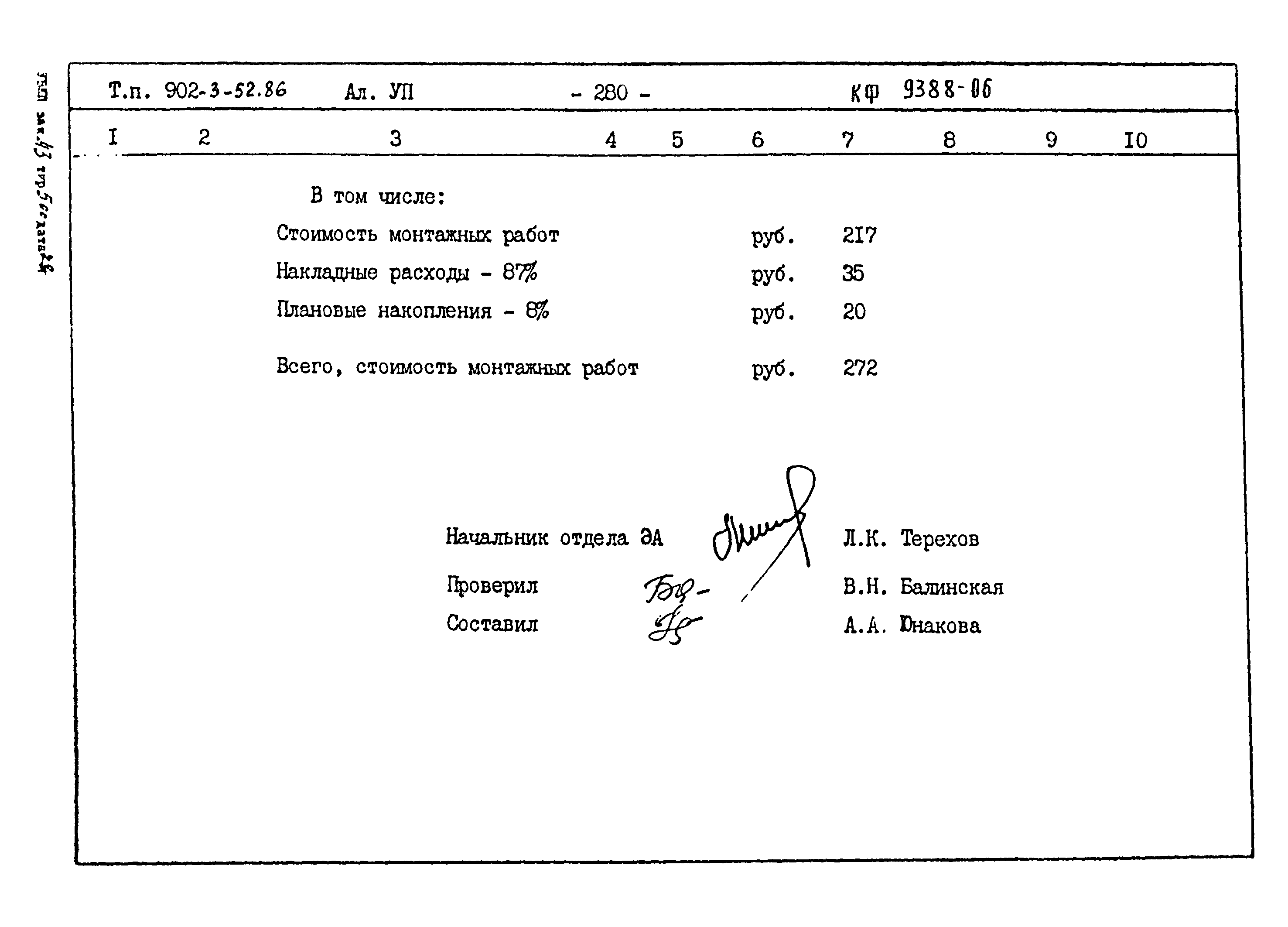 Типовой проект 902-3-52.86
