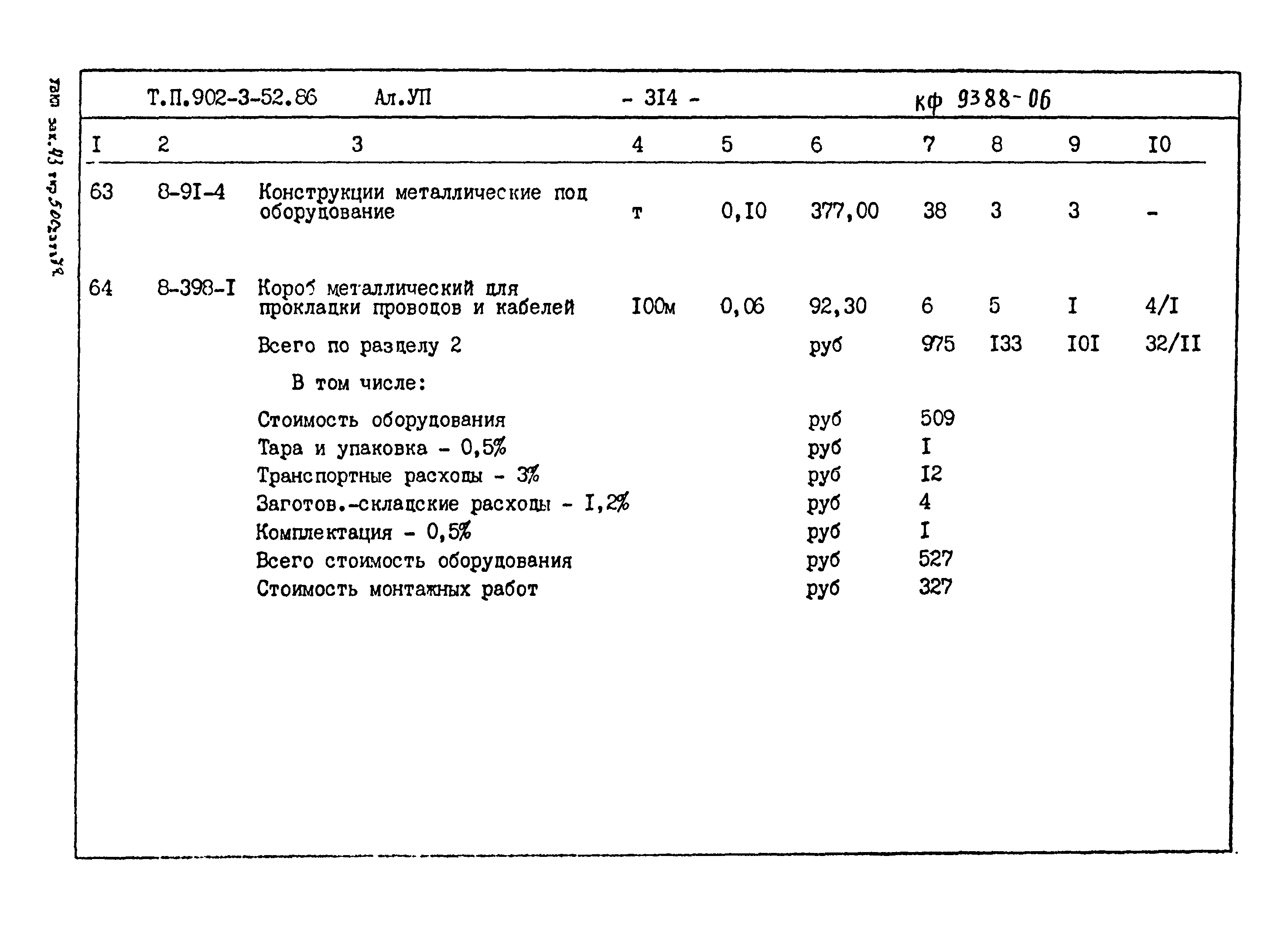 Типовой проект 902-3-52.86