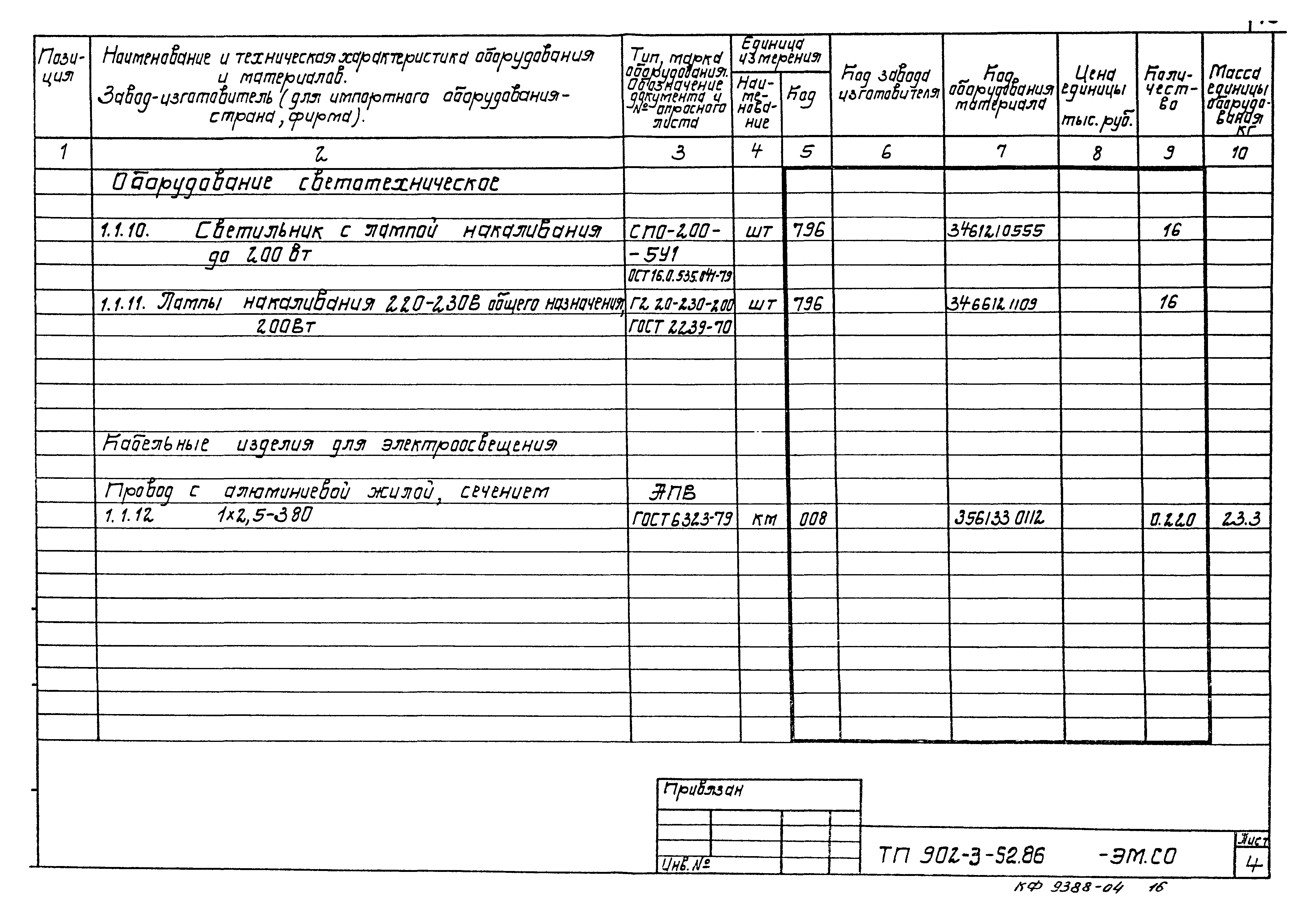 Типовой проект 902-3-52.86