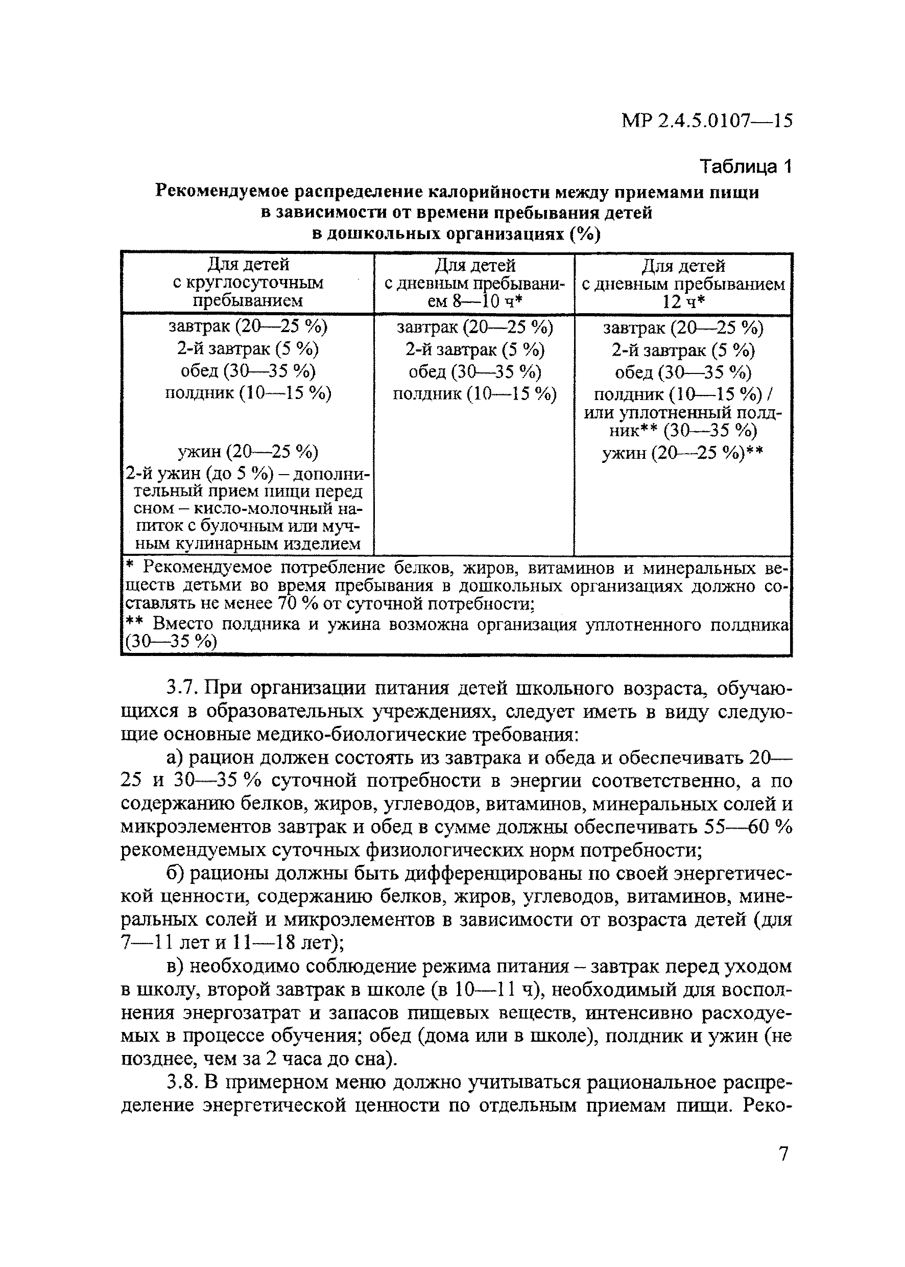 Скачать МР 2.4.5.0107-15 Организация питания детей дошкольного и школьного  возраста в организованных коллективах