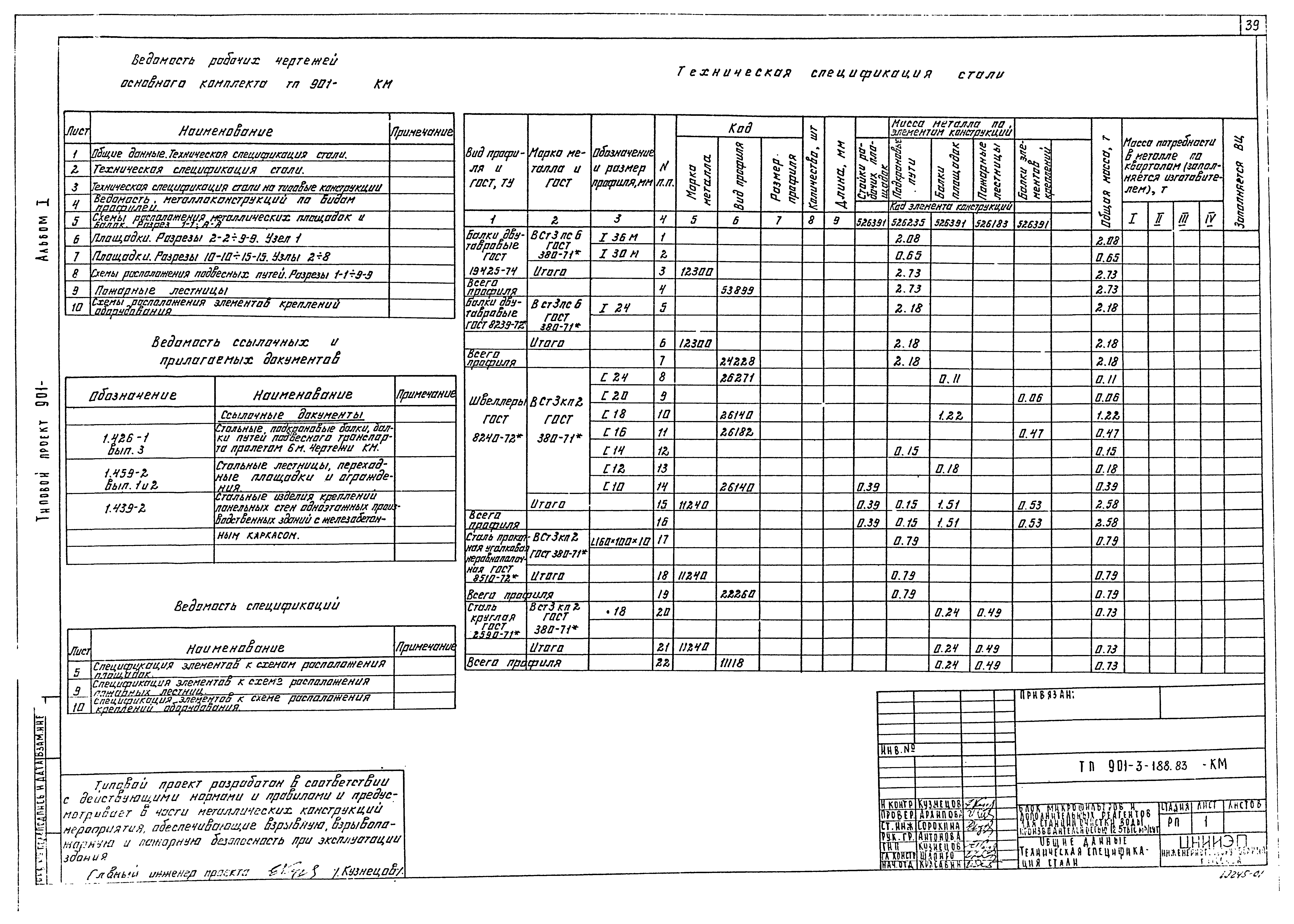 Типовой проект 901-3-188.83