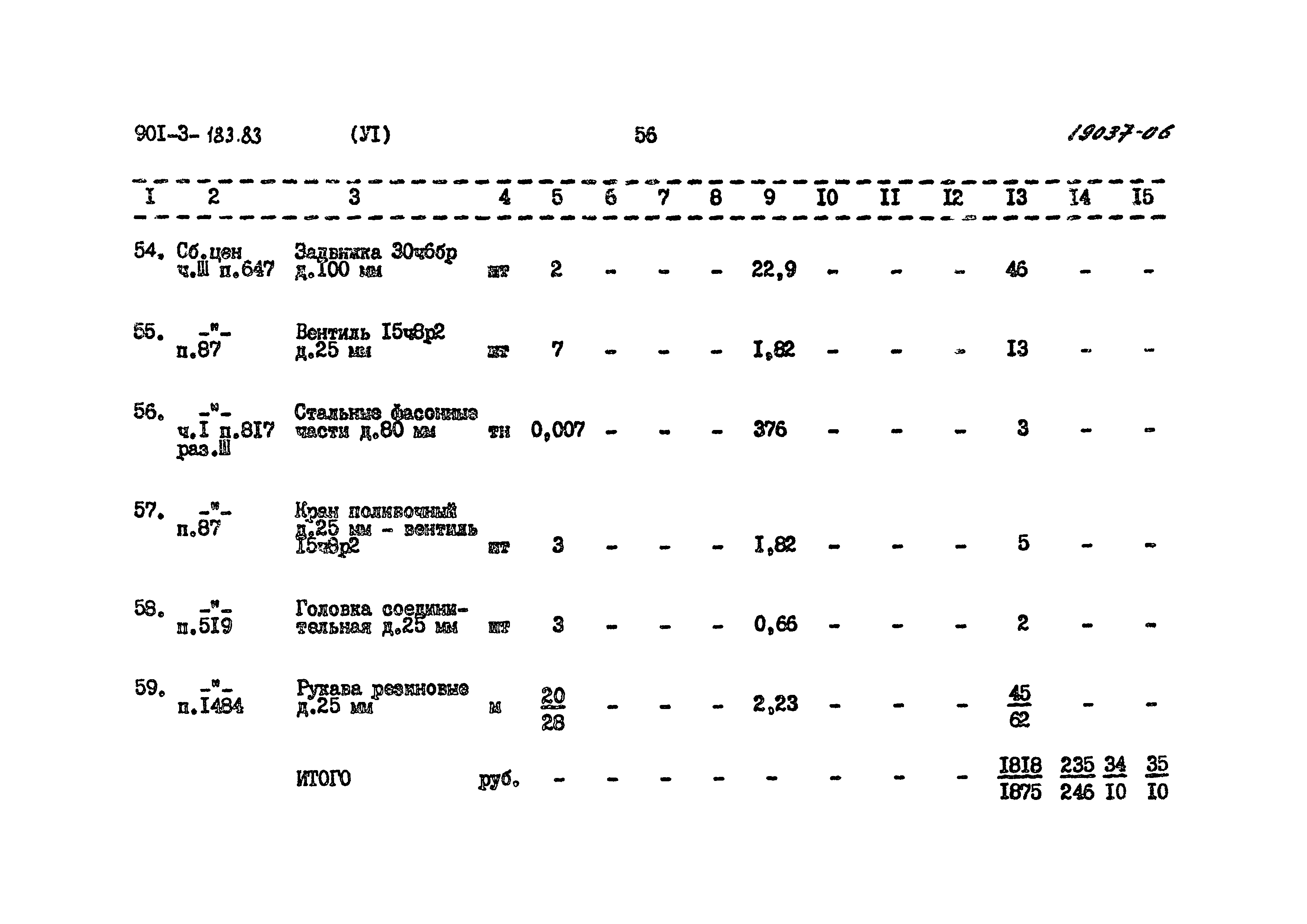 Типовой проект 901-3-183.83