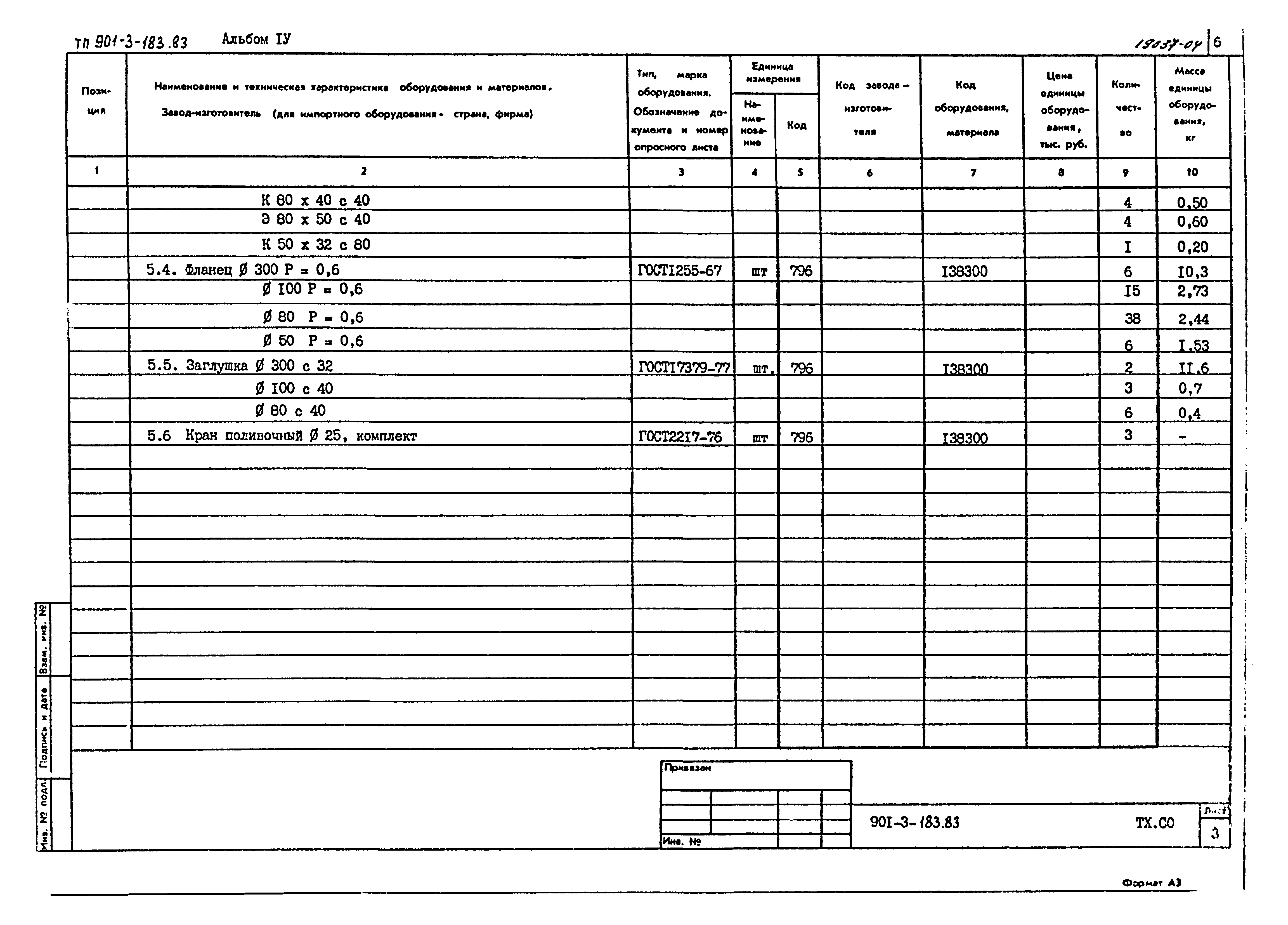 Типовой проект 901-3-183.83