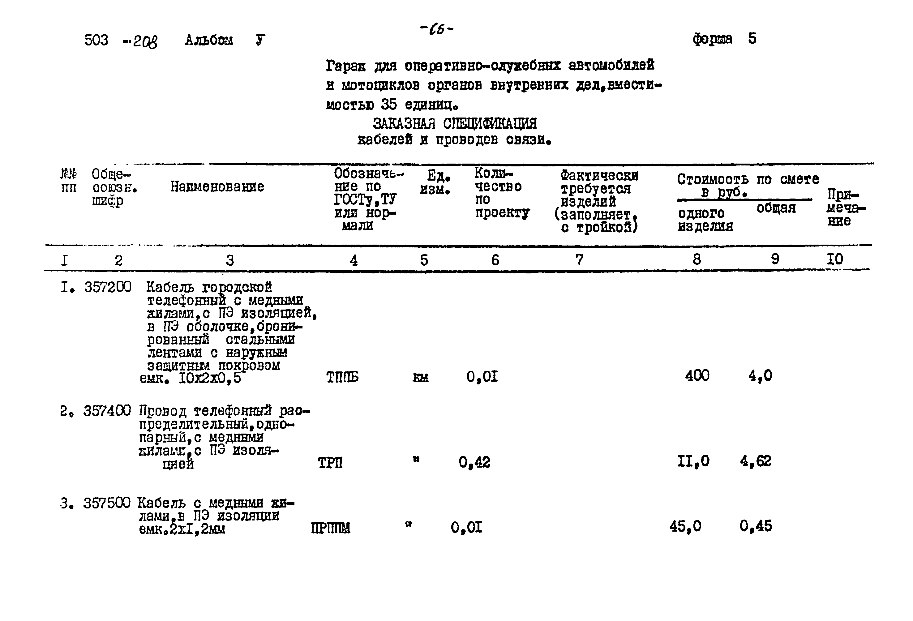 Типовой проект 503-208