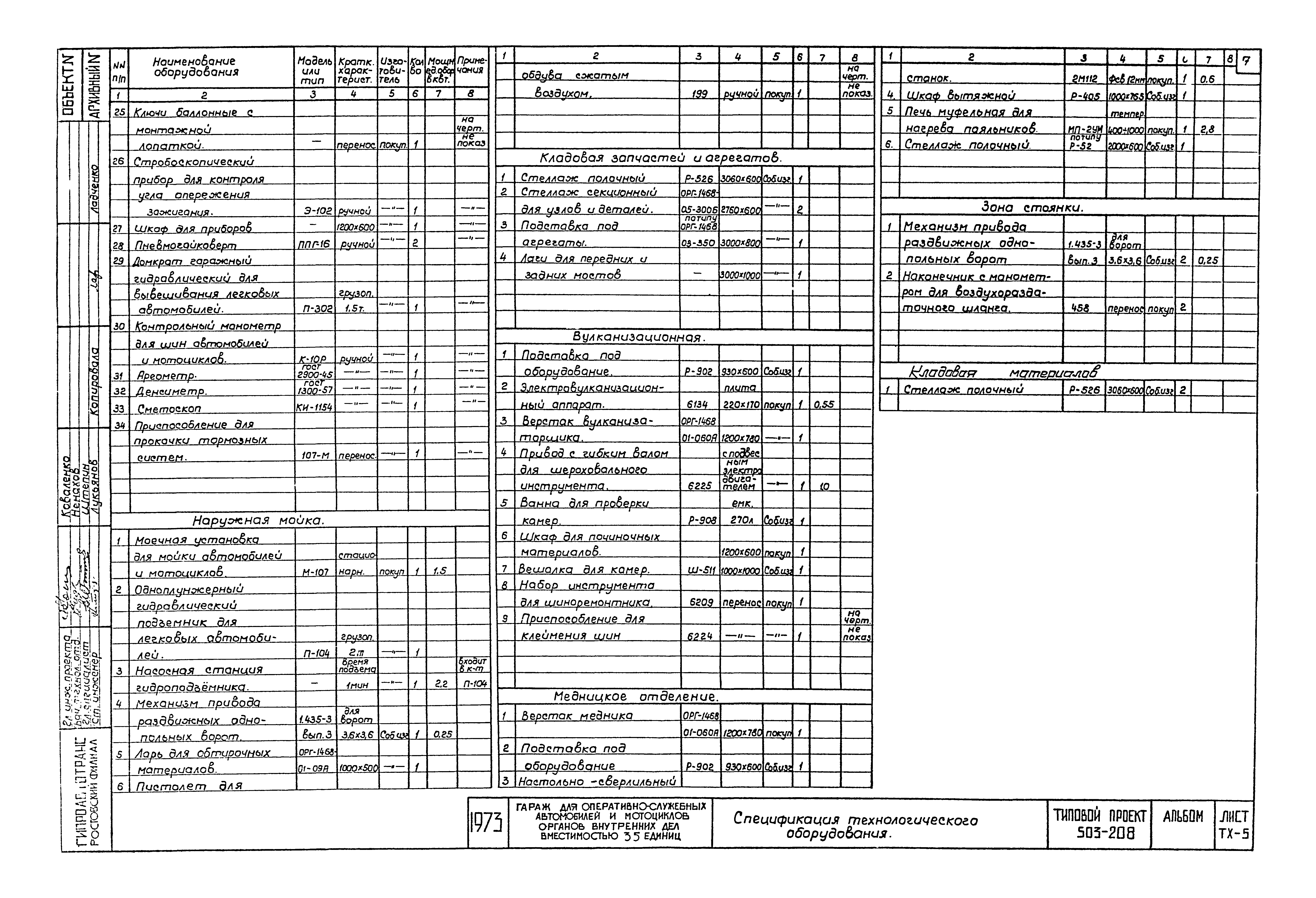 Типовой проект 503-208