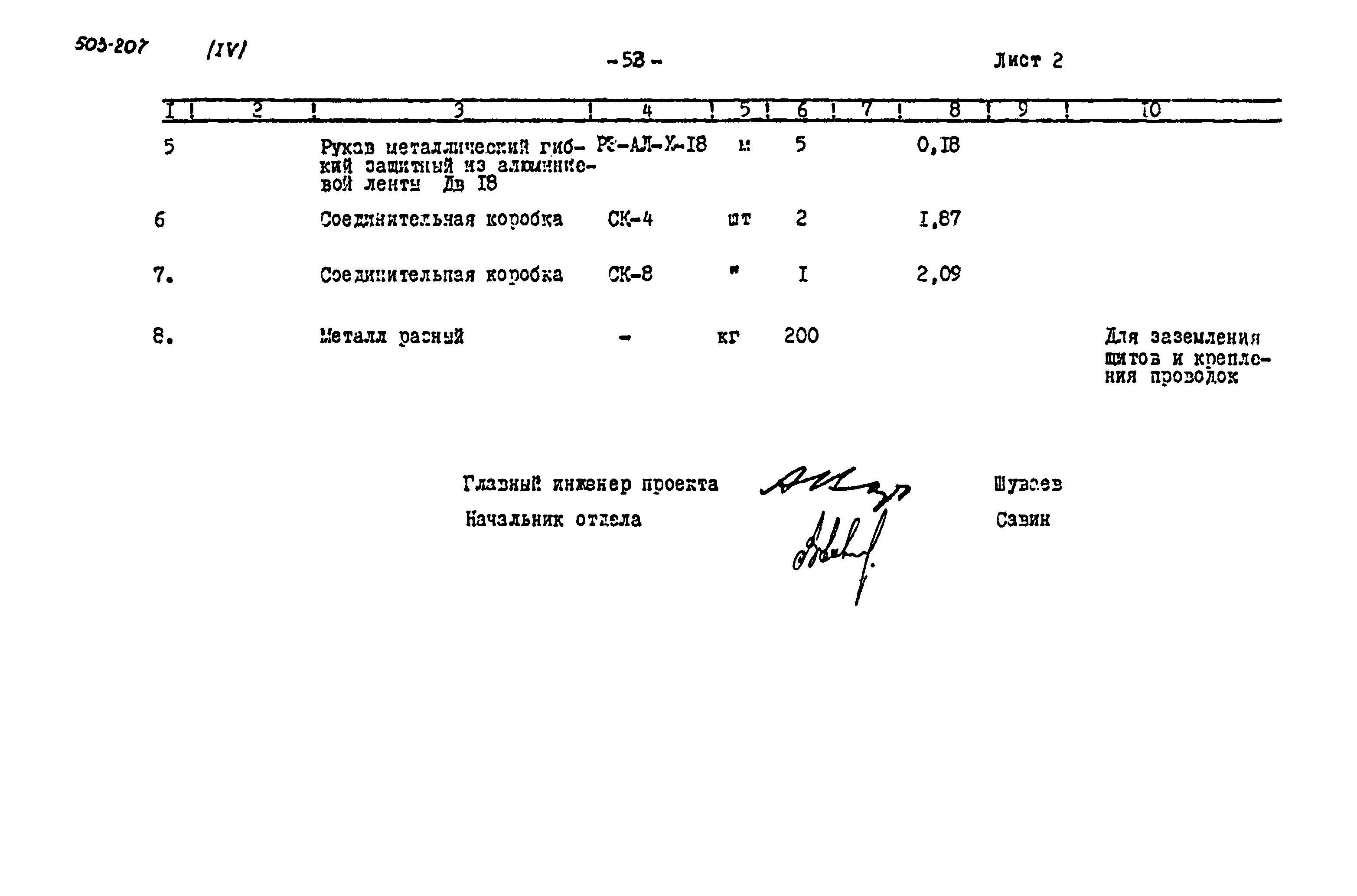 Типовой проект 503-207