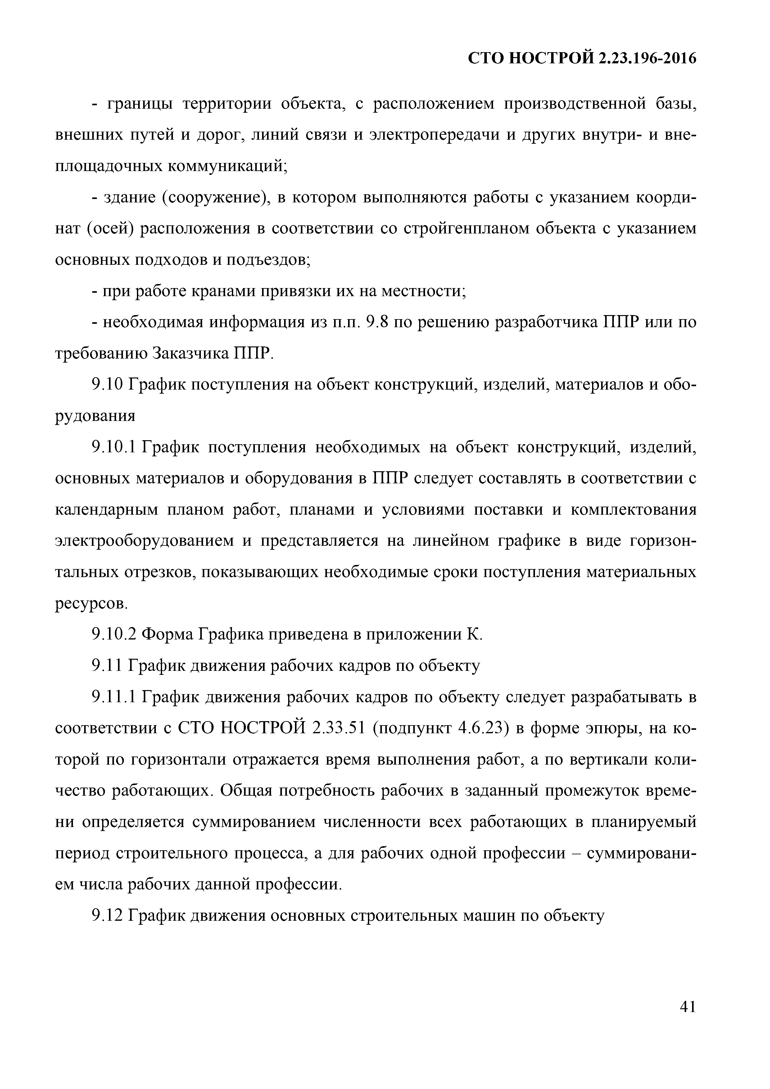 СТО НОСТРОЙ 2.23.196-2016